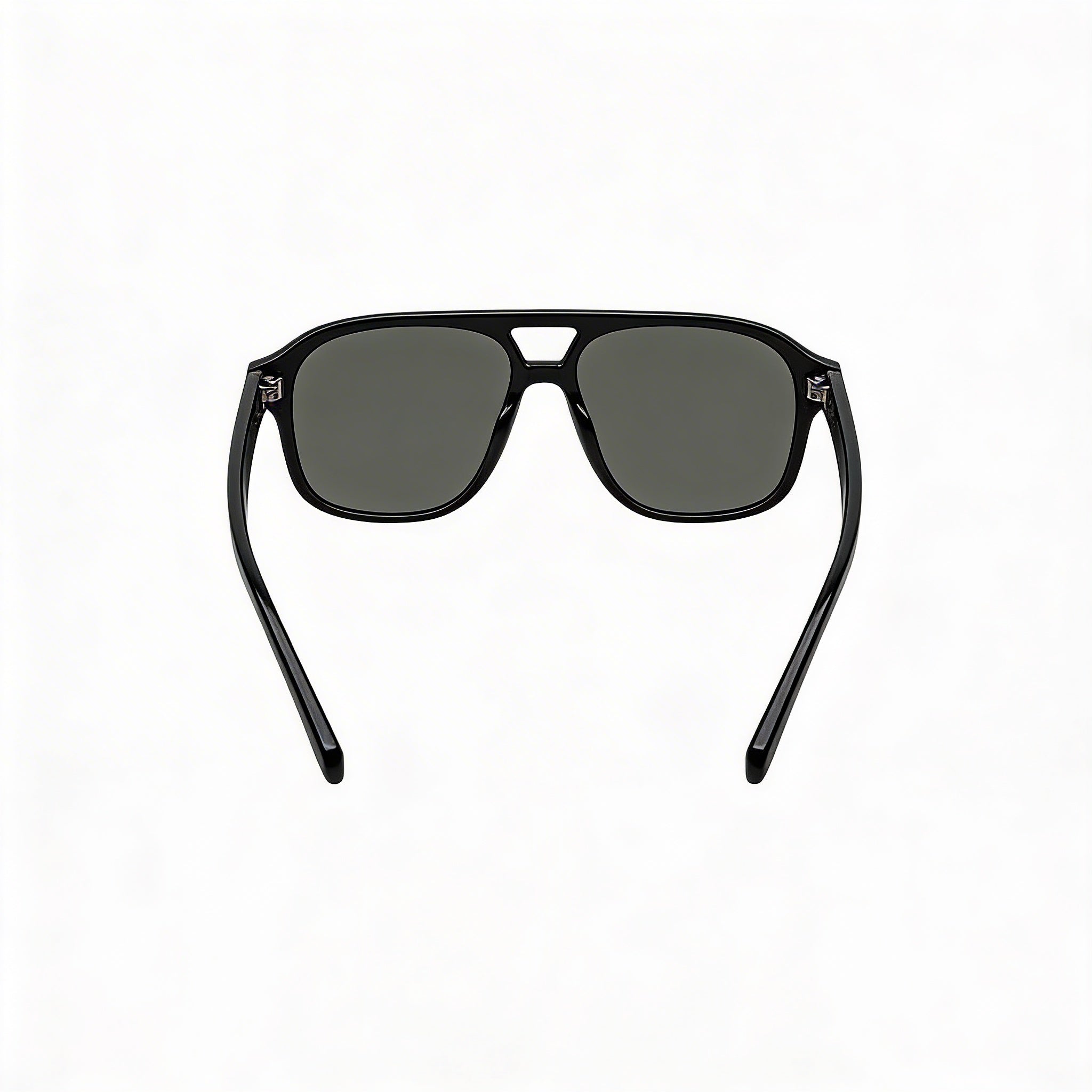 Gucci Modern Unisex Black Plastic Frame Sunglasses with Black Non-Polarized Lenses, Lens Width 57mm, Photo 2