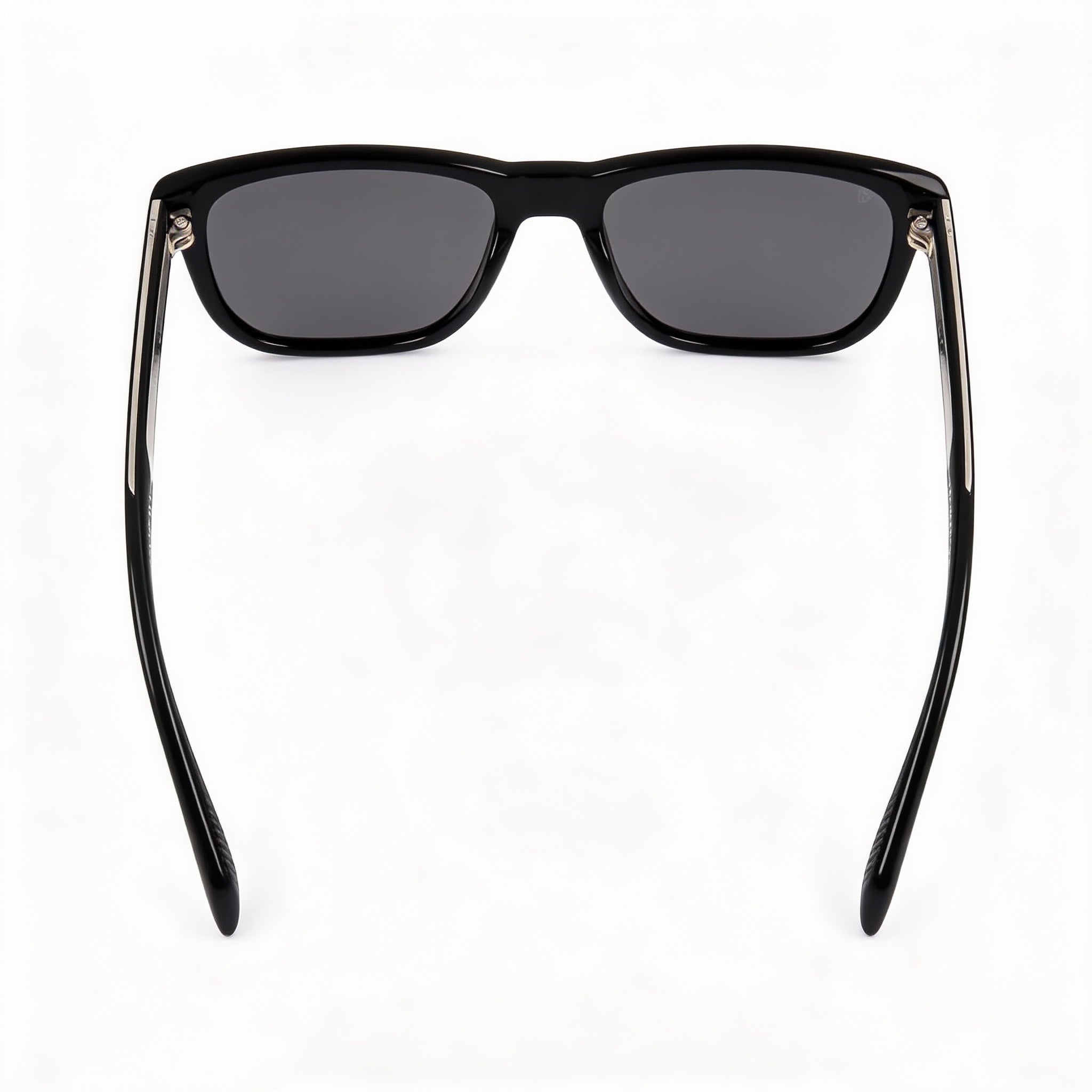 David Beckham Db 1045/S Unisex Acetate Frame Black and Silver, Black Silver Lenses UV Protection Sunglasses 54mm, Photo 3