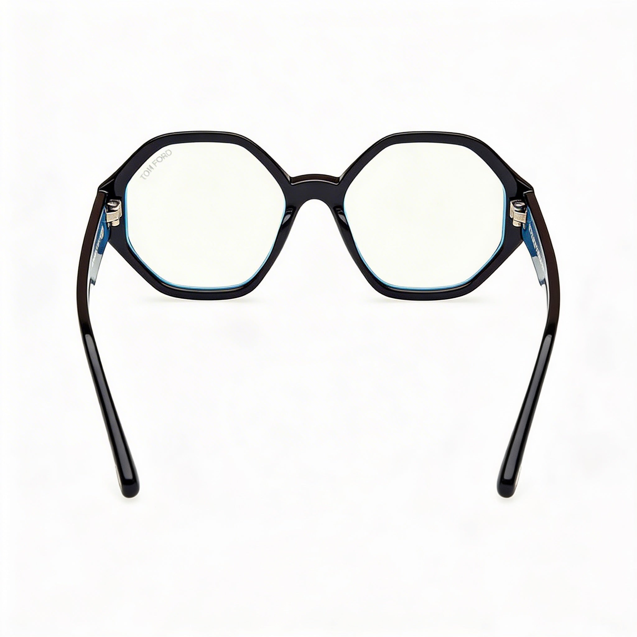 Tom Ford FT5967-B Unisex Black Eyewear with Polycarbonate Lenses, Lens Width 53mm, Bridge 18mm, Temple 140mm, Photo 3