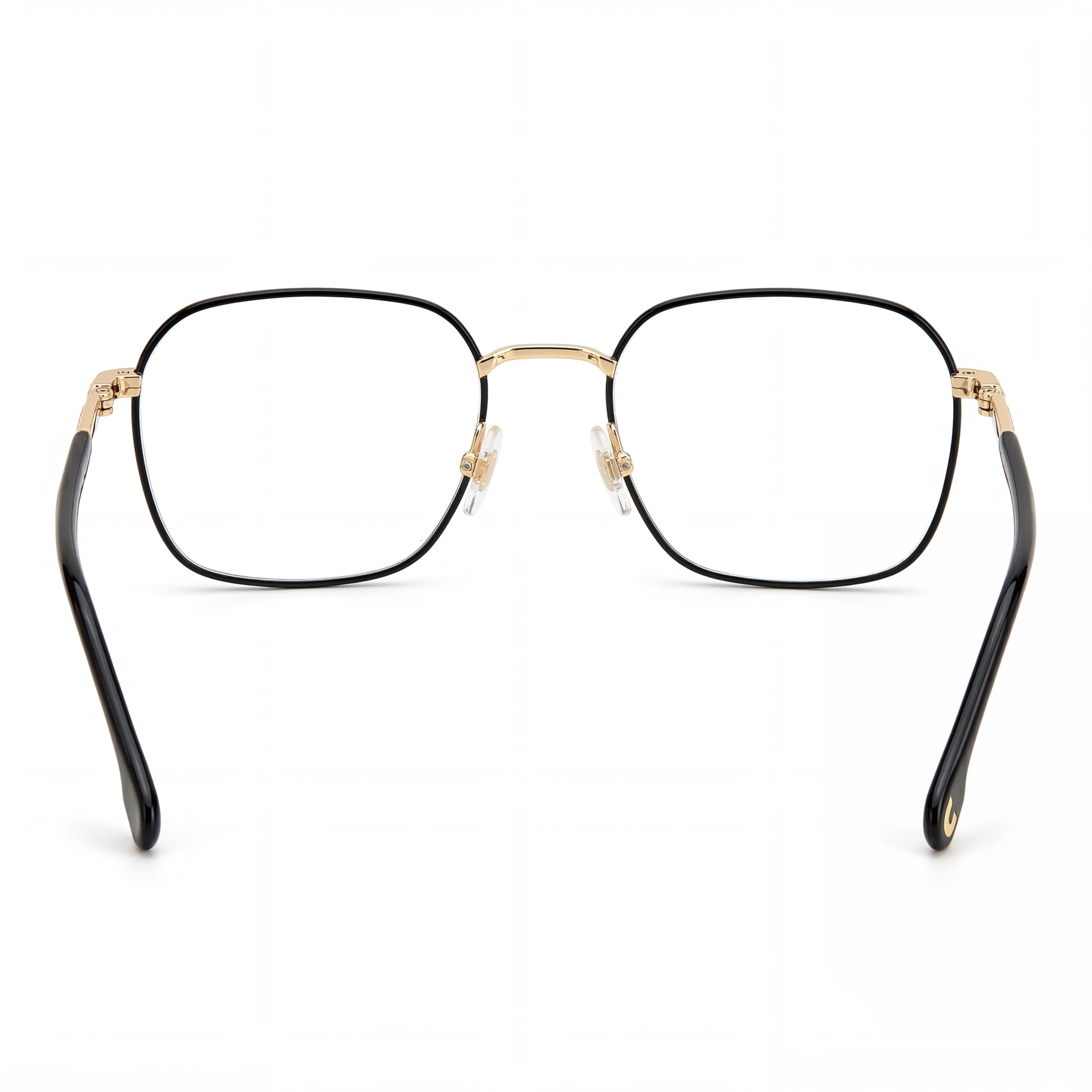 Gafas Modernas Carrera para Hombre y Mujer con Montura de Acero de Aleación Dorada y Lentes de Policarbonato, Tamaño 53 mm, Photo 3