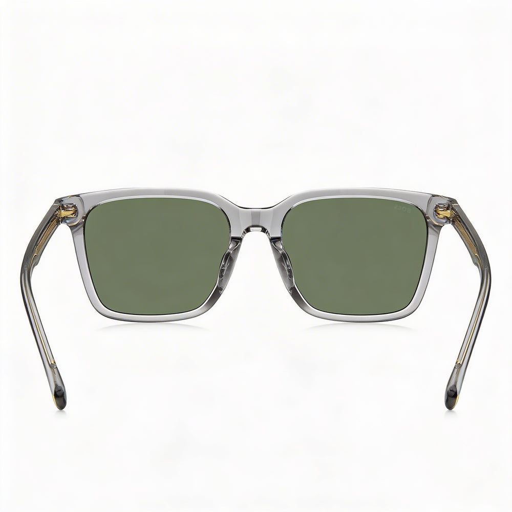 Gafas de sol Hugo Boss BOSS 1540/F/SK rectangulares de policarbonato, no polarizadas, color negro y verde, para hombre, 54-20-145