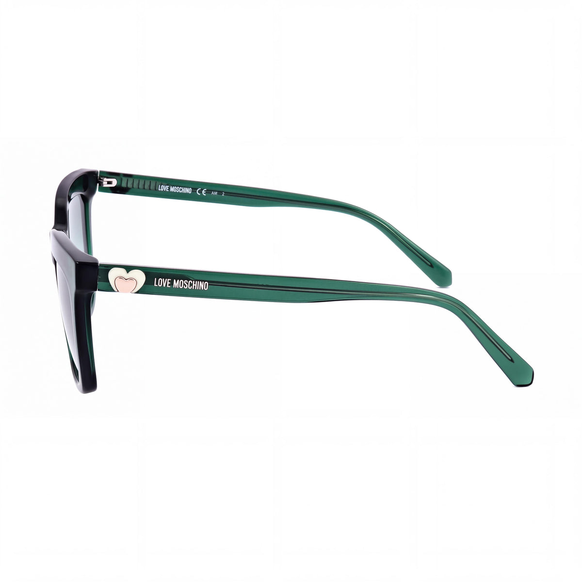 Moschino Modern Women's Green Cellulose Prop. INJ Frame & Lens UV Protection Sunglasses 54mm Lens Width, Photo 3