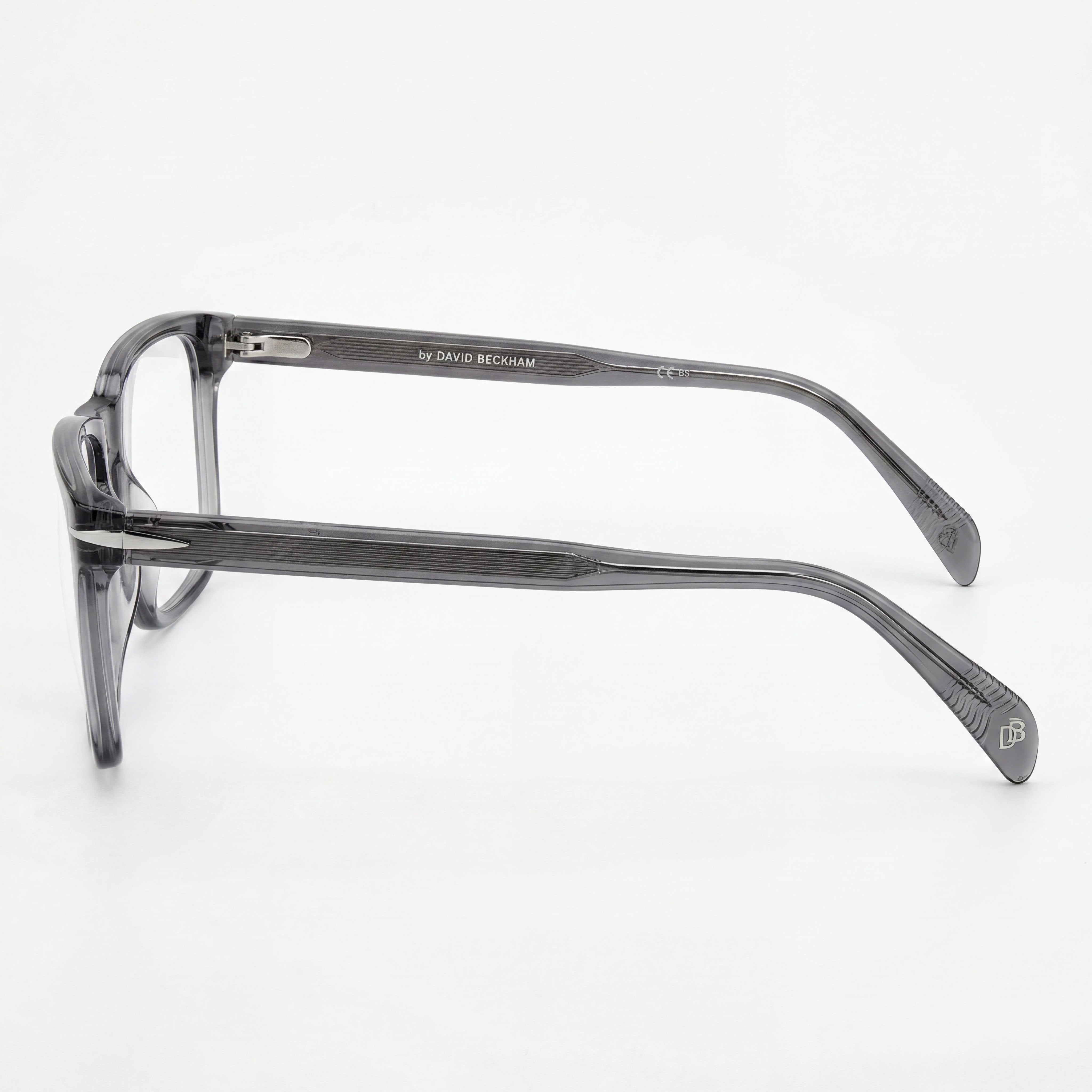 Gafas David Beckham Db 1063 para hombre con montura de plástico gris, lentes de policarbonato y un ancho de lente de 57 mm, Photo 2