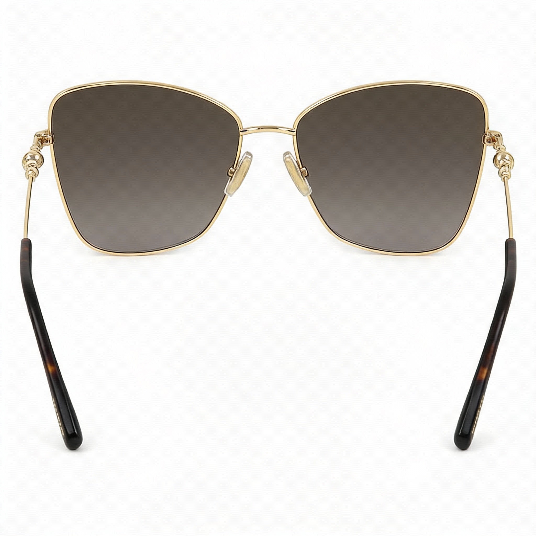 Gafas de sol Jimmy Choo Classic para mujer, montura de acetato en oro rosa, lentes de policarbonato con protección UV, 7-1-4, Photo 3