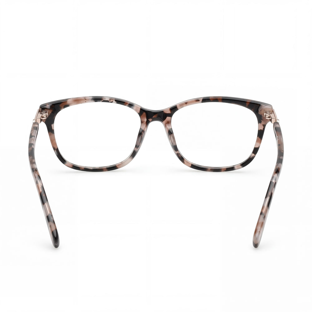 Montura óptica de acetato Harley-Davidson Hd0578 para mujer en rosa claro/oro rosa con lentes rosas de 53 mm