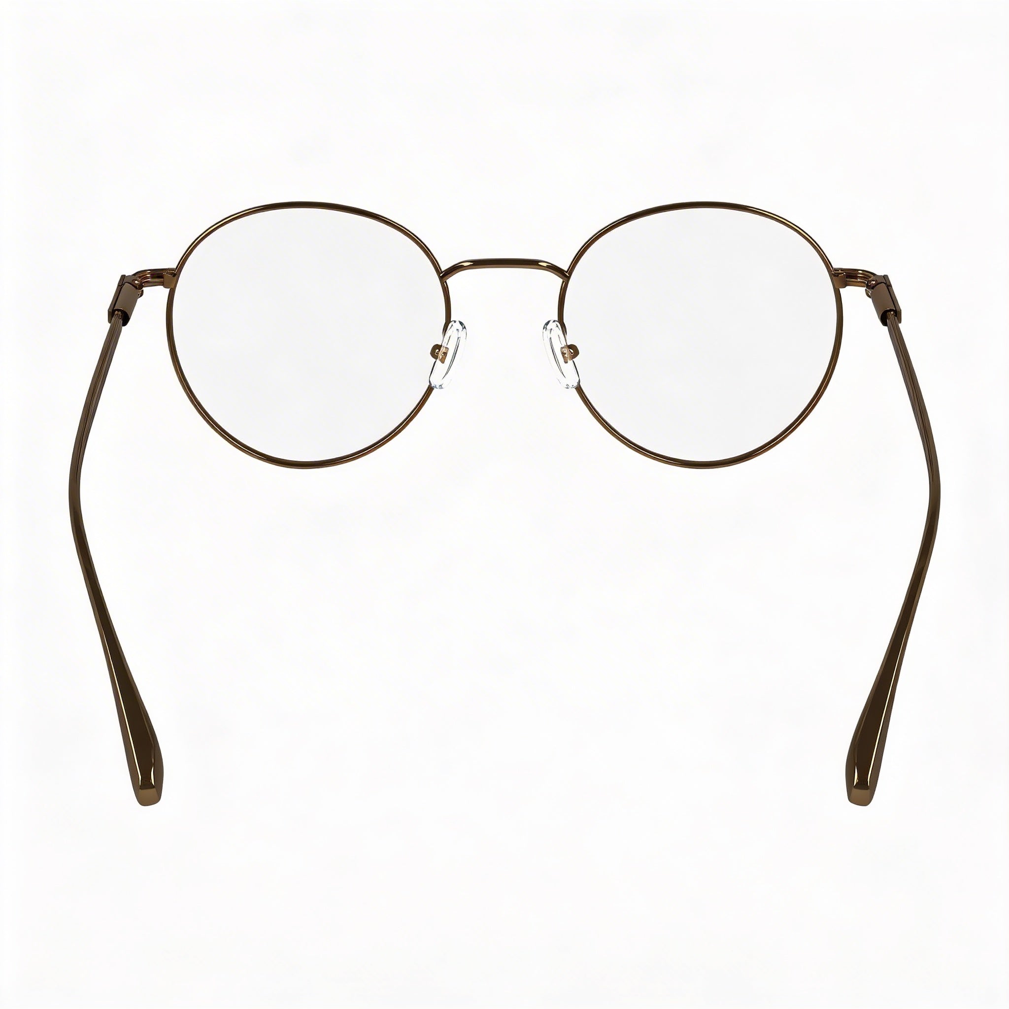 Gafas para hombre Ferragamo Sf2229 con montura metálica, acabado oro ámbar, 50 mm de ancho de lente, Photo 3