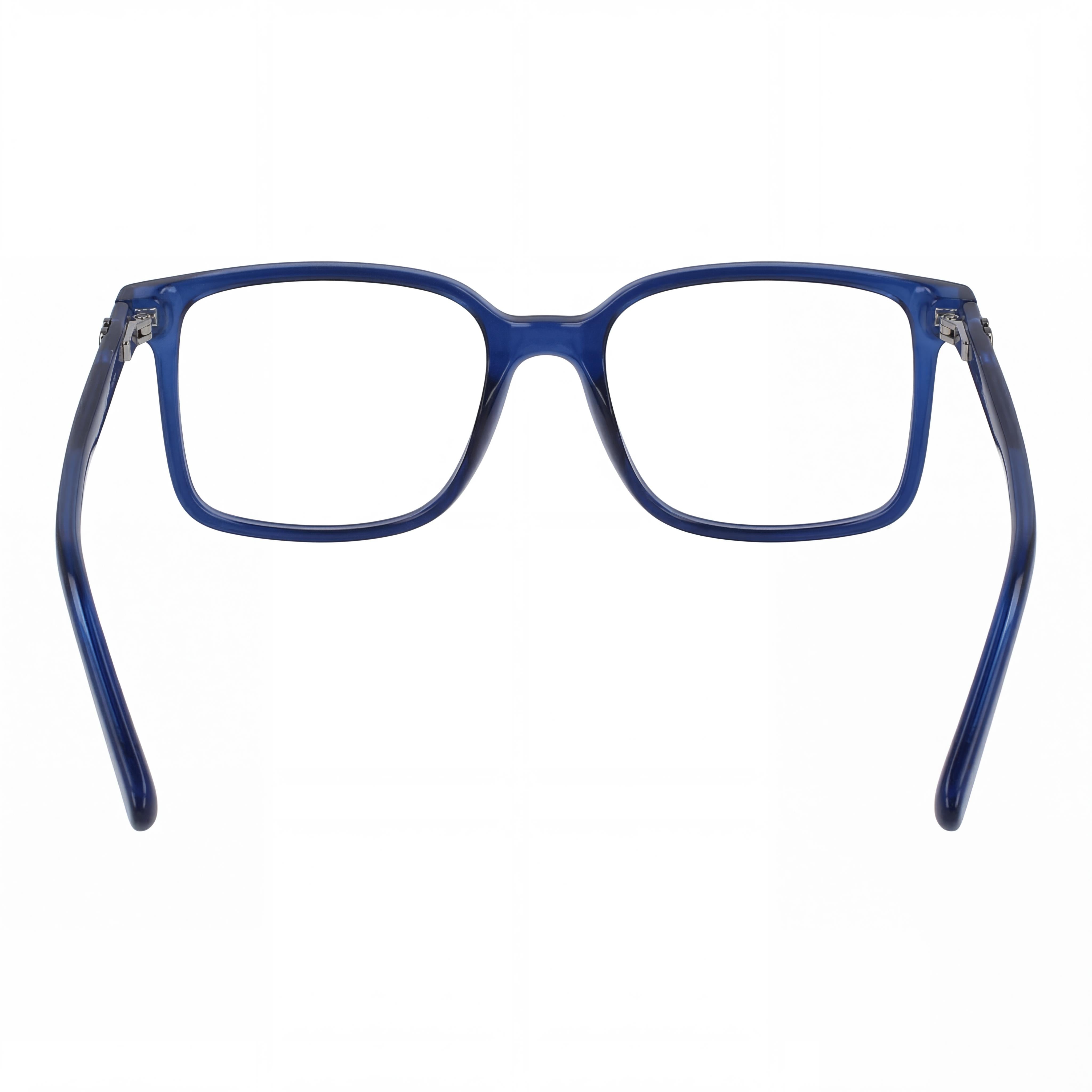 Gafas ópticas de acetato Salvatore Ferragamo Sf2954 para hombre en azul marino cristal con lentes de policarbonato, 54 mm, Photo 4