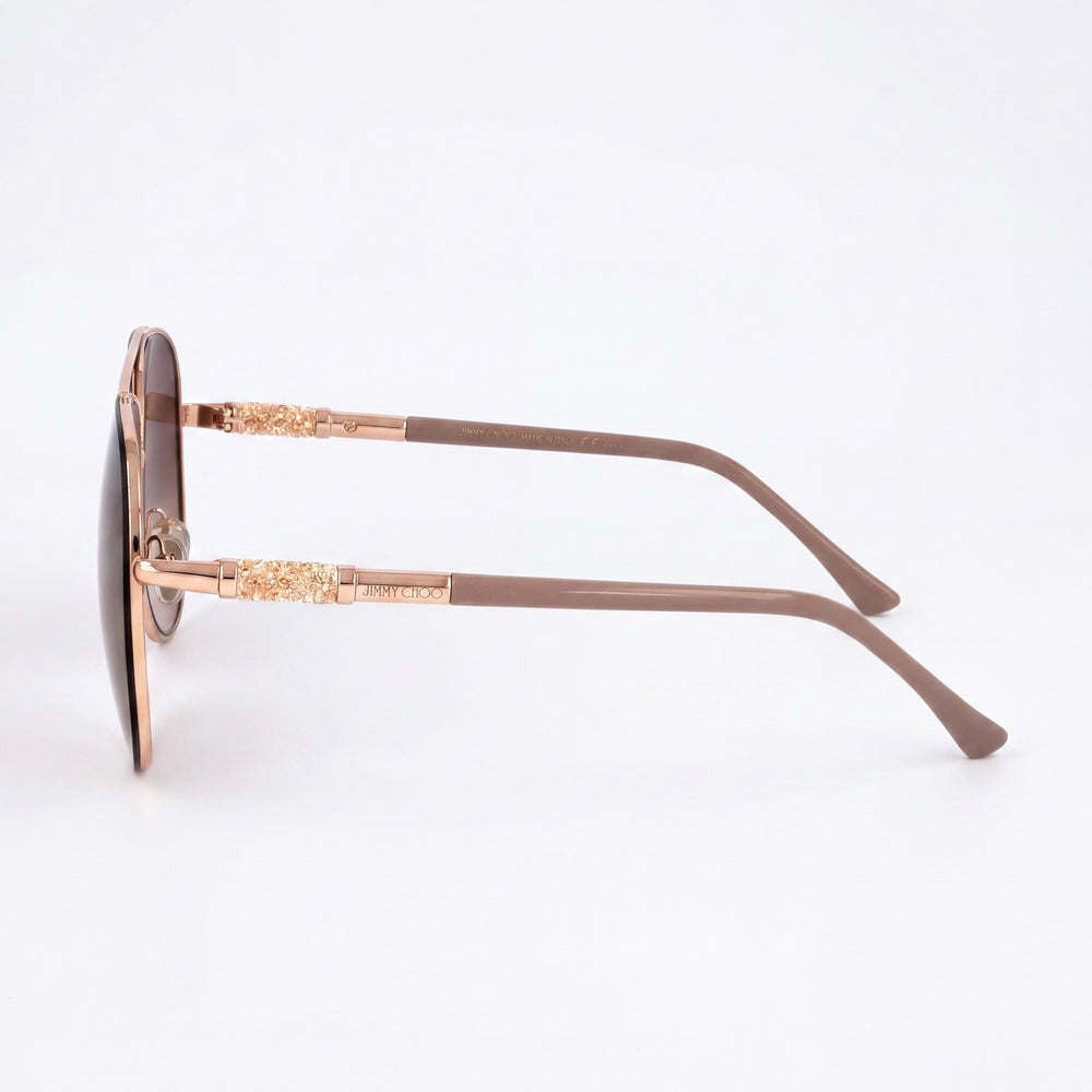Jimmy Choo GRAY/S 0BKU JL Gold / Nude Sunglasses for Women, 63mm