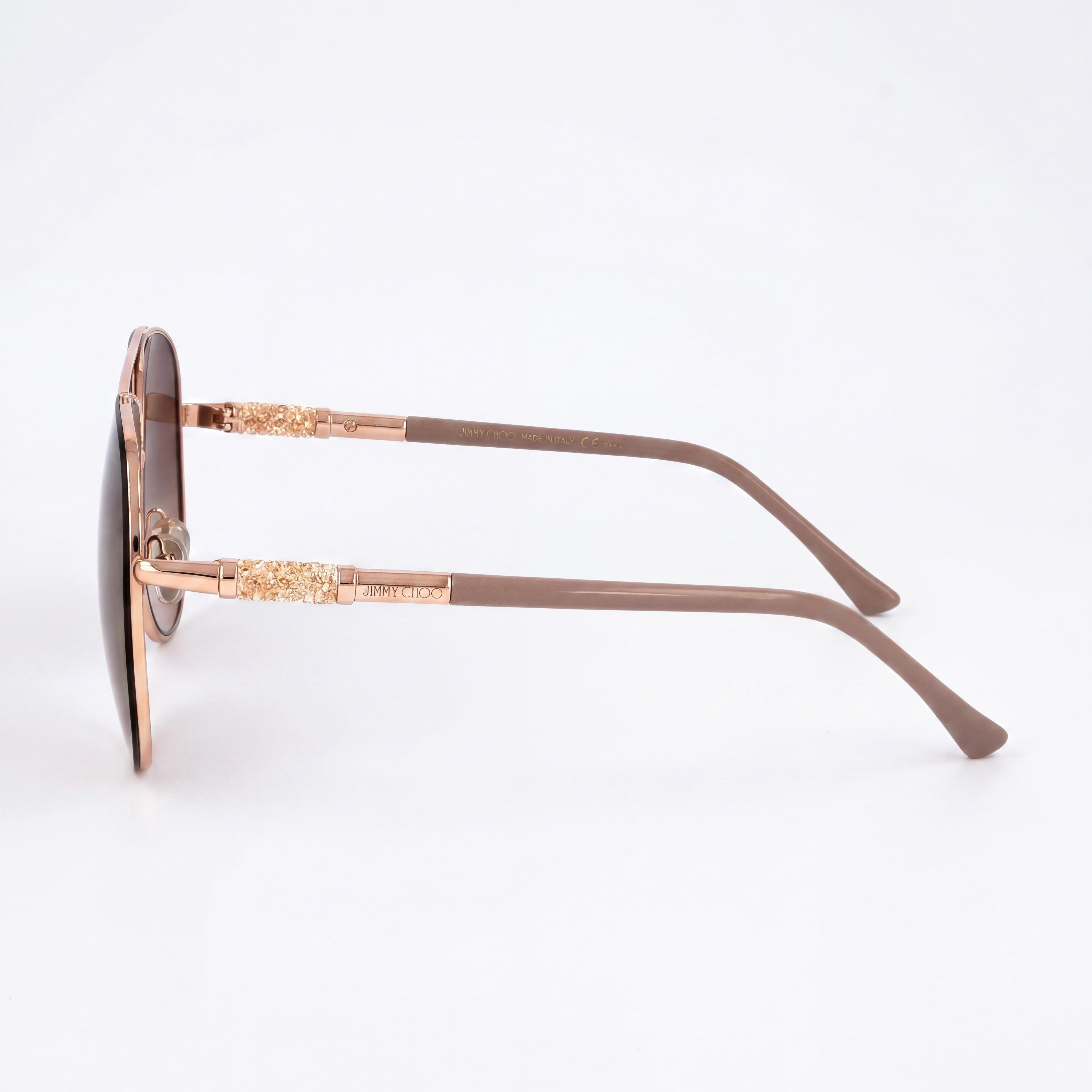 Jimmy Choo GRAY/S 0BKU JL Gold / Nude Sunglasses for Women, 63mm, Photo 3