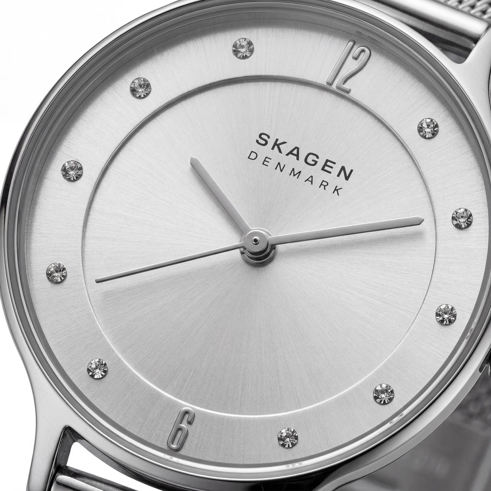 SKAGEN DENMARK SKW2149 Anita Lille Reloj analógico para mujer, malla de acero inoxidable plateada, 30 mm