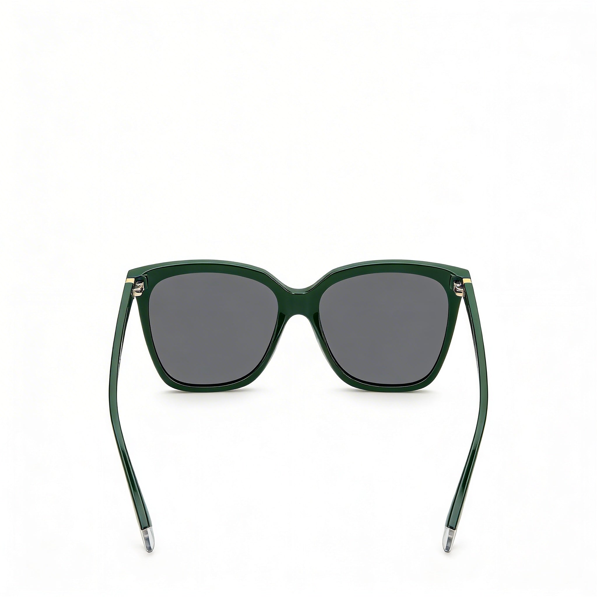 Polaroid Eyewear Essential Women's Green Grey Polycarbonate Frame Grey Polarized UV400 Sunglasses 55mm, Photo 3