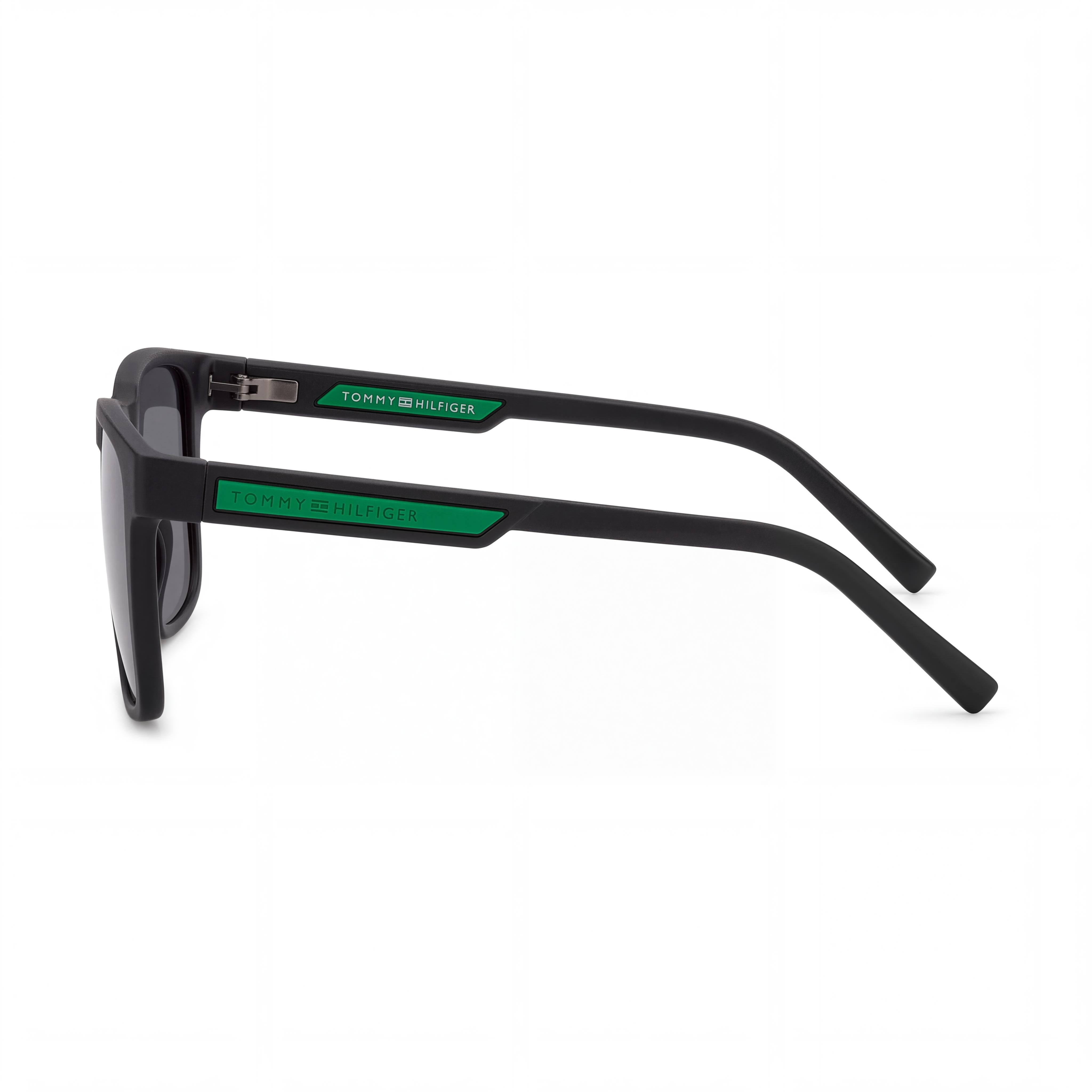 Gafas de sol Tommy Hilfiger TH 2088/S de moda para hombre de ECO POLIAMIDA, montura gris negro mate, lentes grises, tamaño 55-19-145, Photo 2