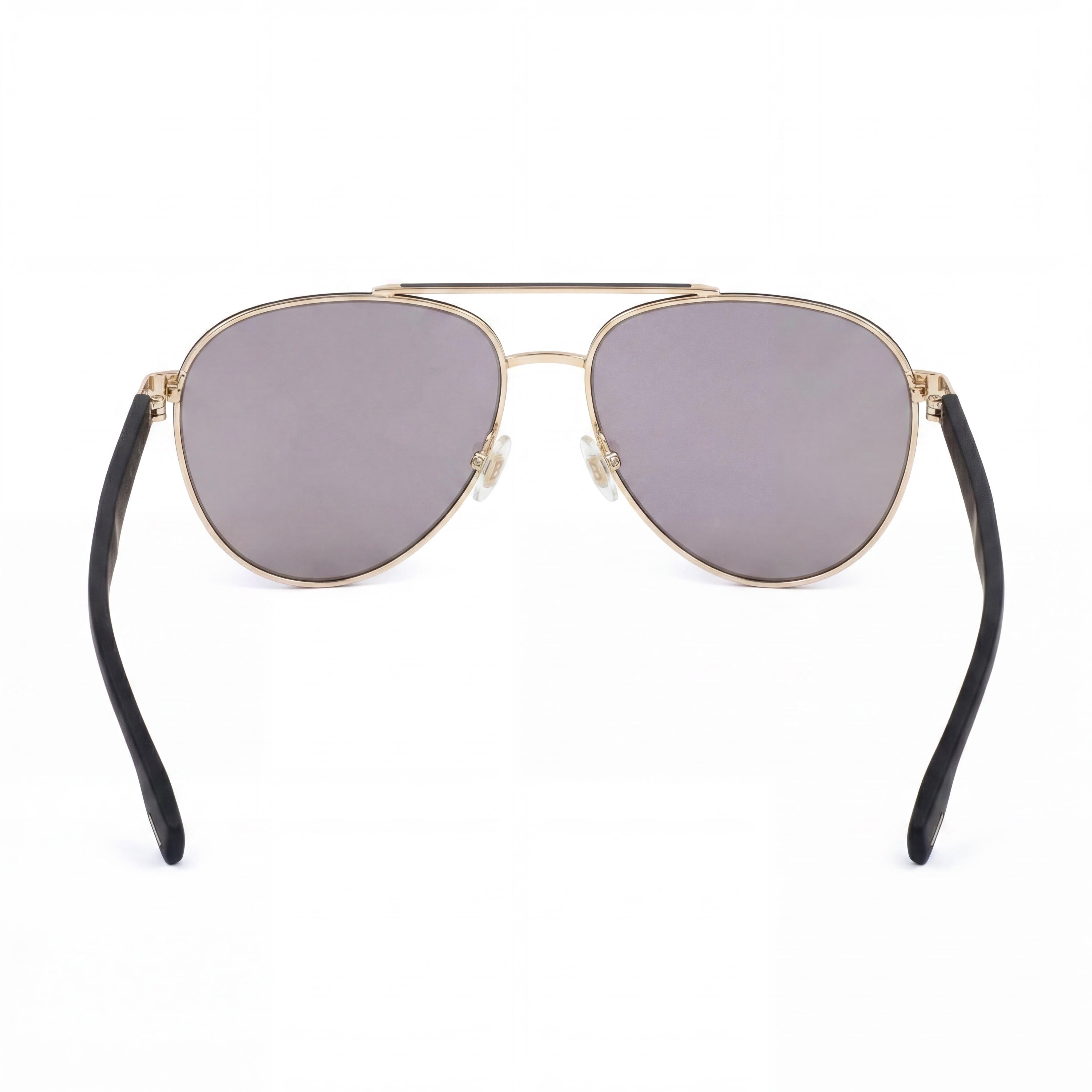 Hugo Boss Modern Unisex Gold Black Alloy Steel Yellow Blue Shaded UV Protected Sunglasses 60mm, Photo 3