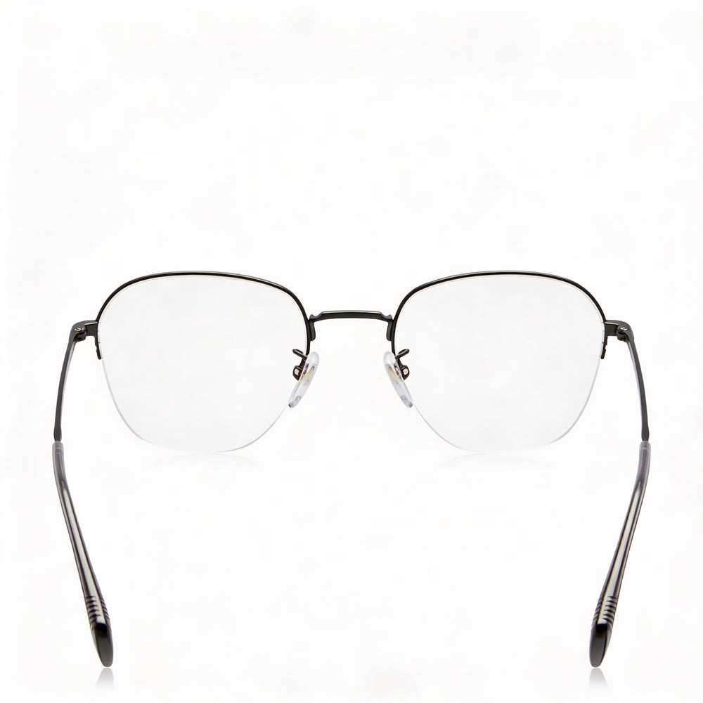 David Beckham Db 1109/G Men's Lightweight Titanium Frame Dark Ruthenium Black Eyeglasses 52mm