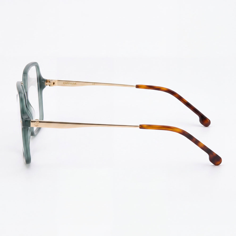Gafas Carrera Casual para mujer de acetato verde con 55 mm de ancho de lente, 16 mm de puente y 140 mm de longitud de patilla