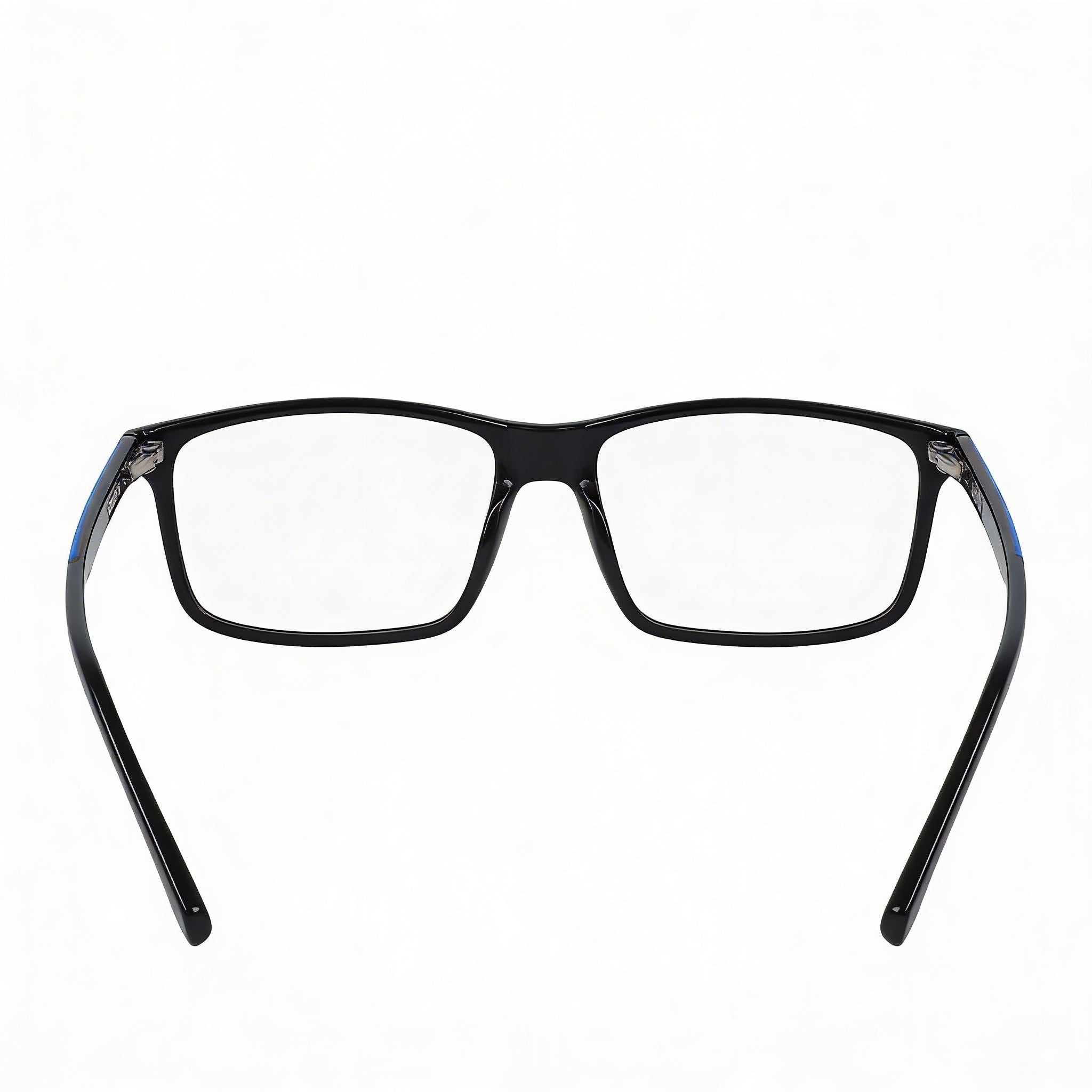 Gafas Oftálmicas Lacoste Casual Unisex con Montura Negra y Cristales de Plástico Transparente, Tamaño 54-17-145mm, Photo 3
