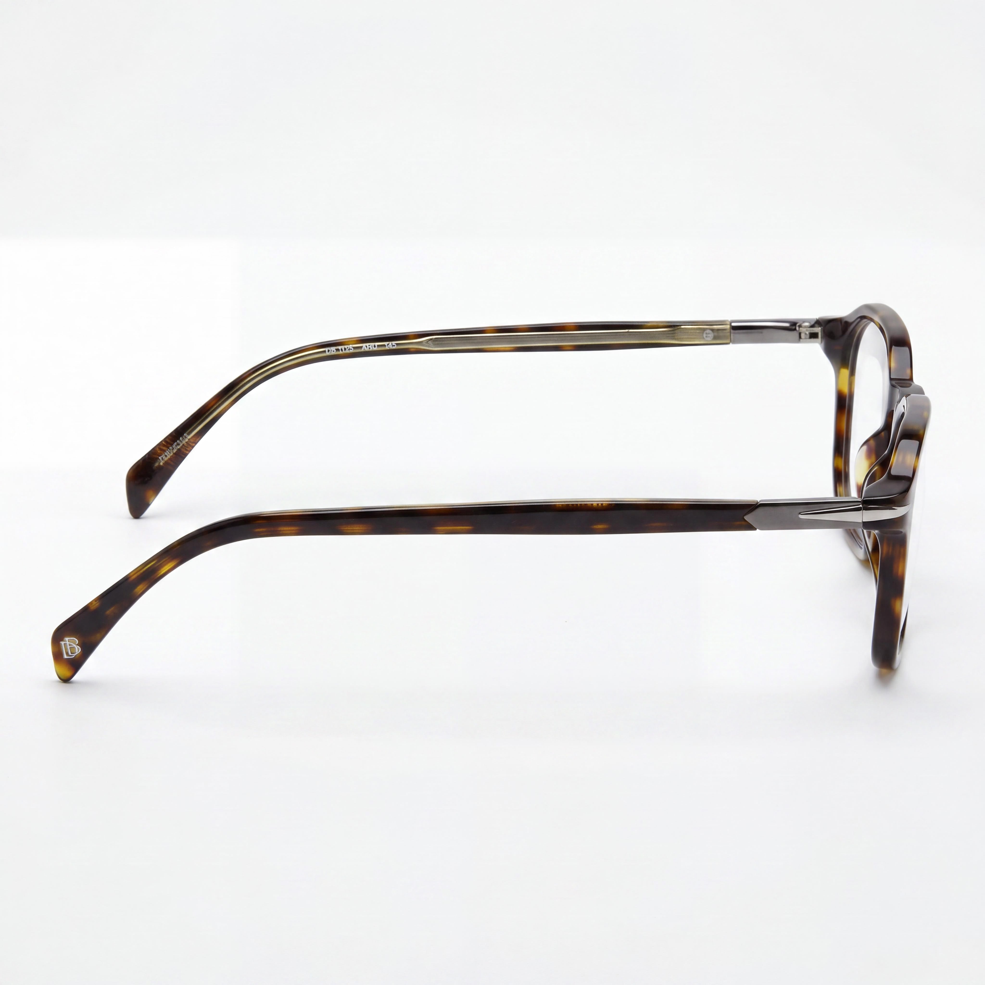 David Beckham Db 1125 Men's Acetate Havana Dark Ruthenium Eyewear 50, Photo 2