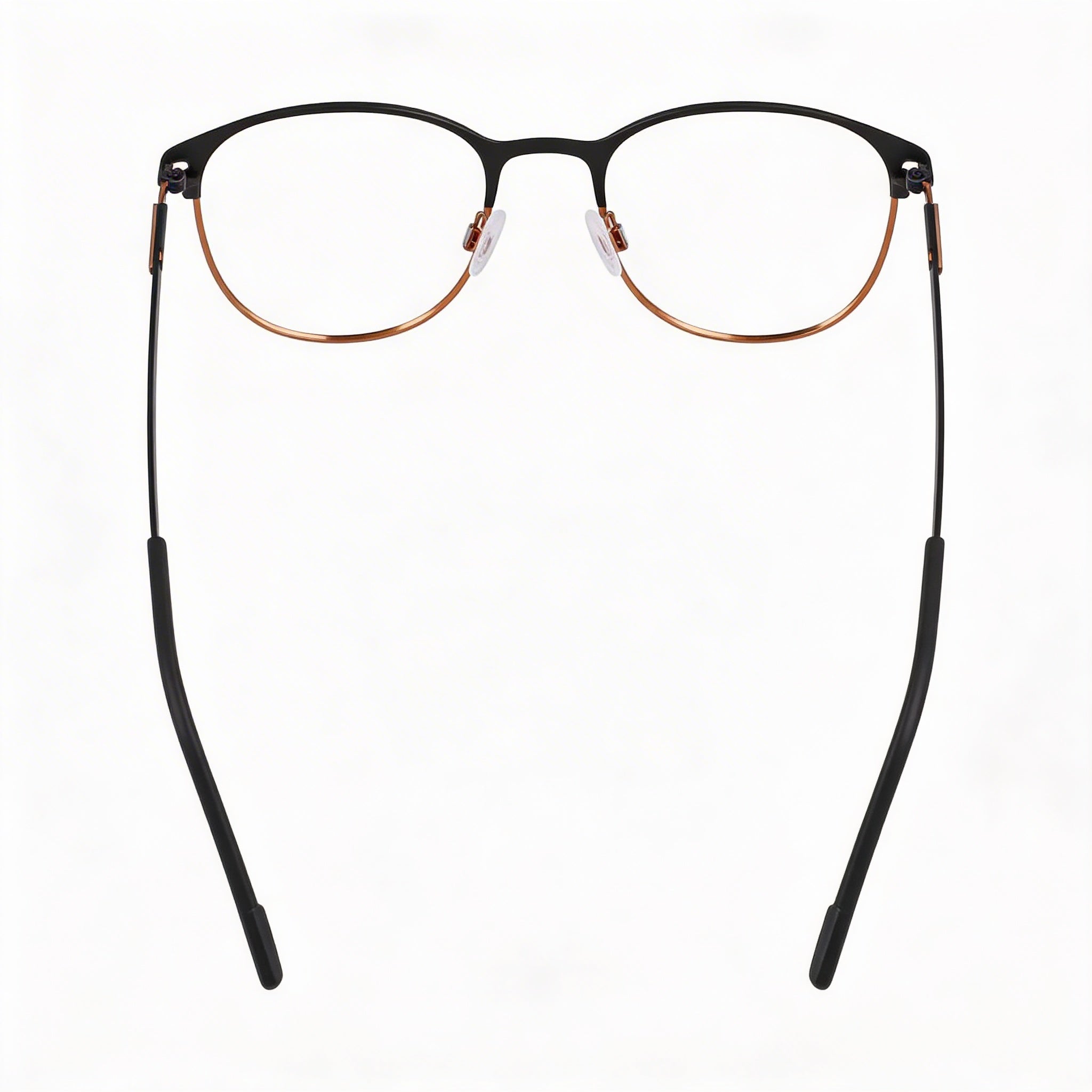 Gafas Flexon Casual Unisex de Titanio con Lentes Transparentes de Demostración, Aptas para Receta, Negro Mate 30-130-80, Photo 3