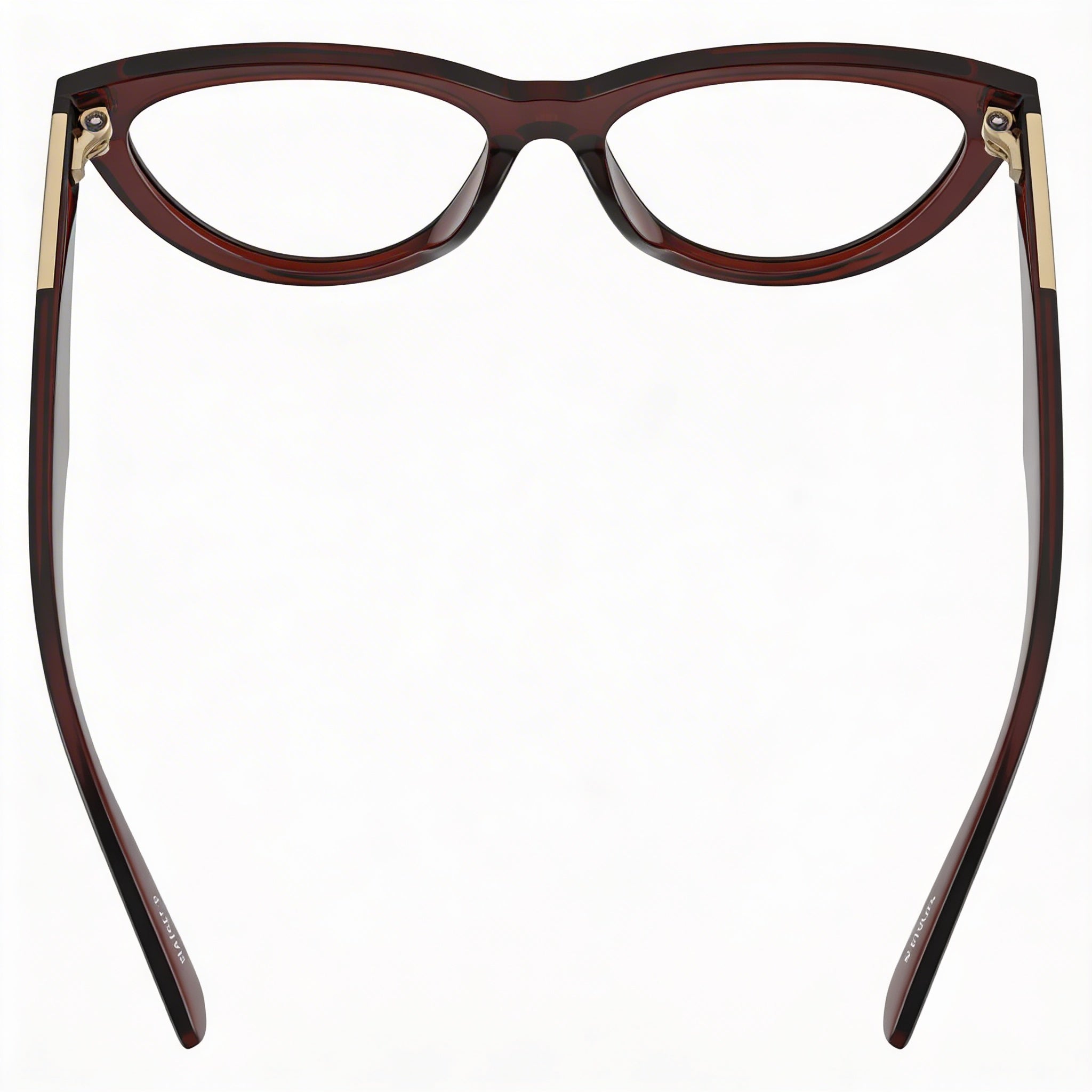 Gafas clásicas de hombre Burberry con montura de acetato marrón y lentes transparentes, 53 mm de ancho de lente, Photo 4