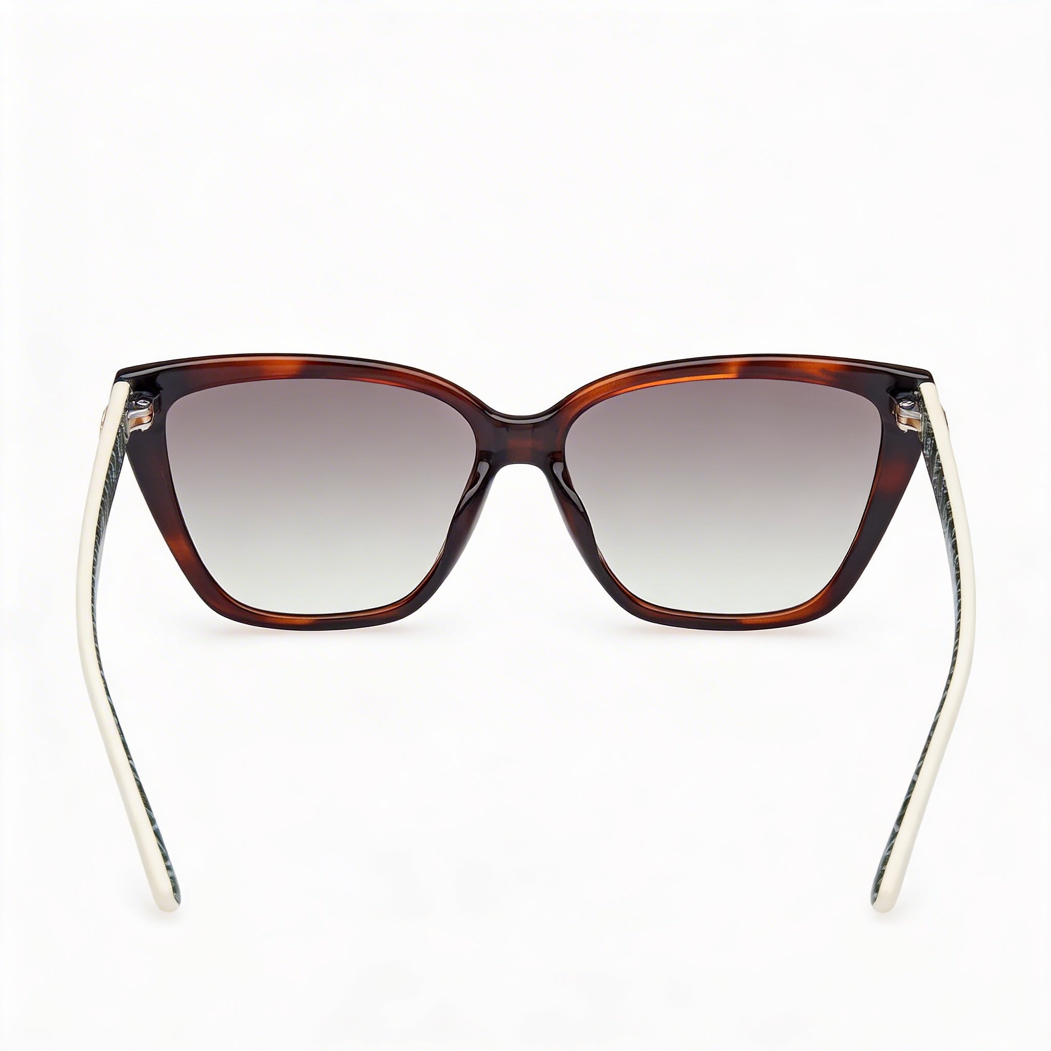 Gafas de sol de ojo de gato Guess GU7919/S para mujer, acetato habana oscuro, protección UV, lentes verdes degradadas 58-15-140, Photo 4
