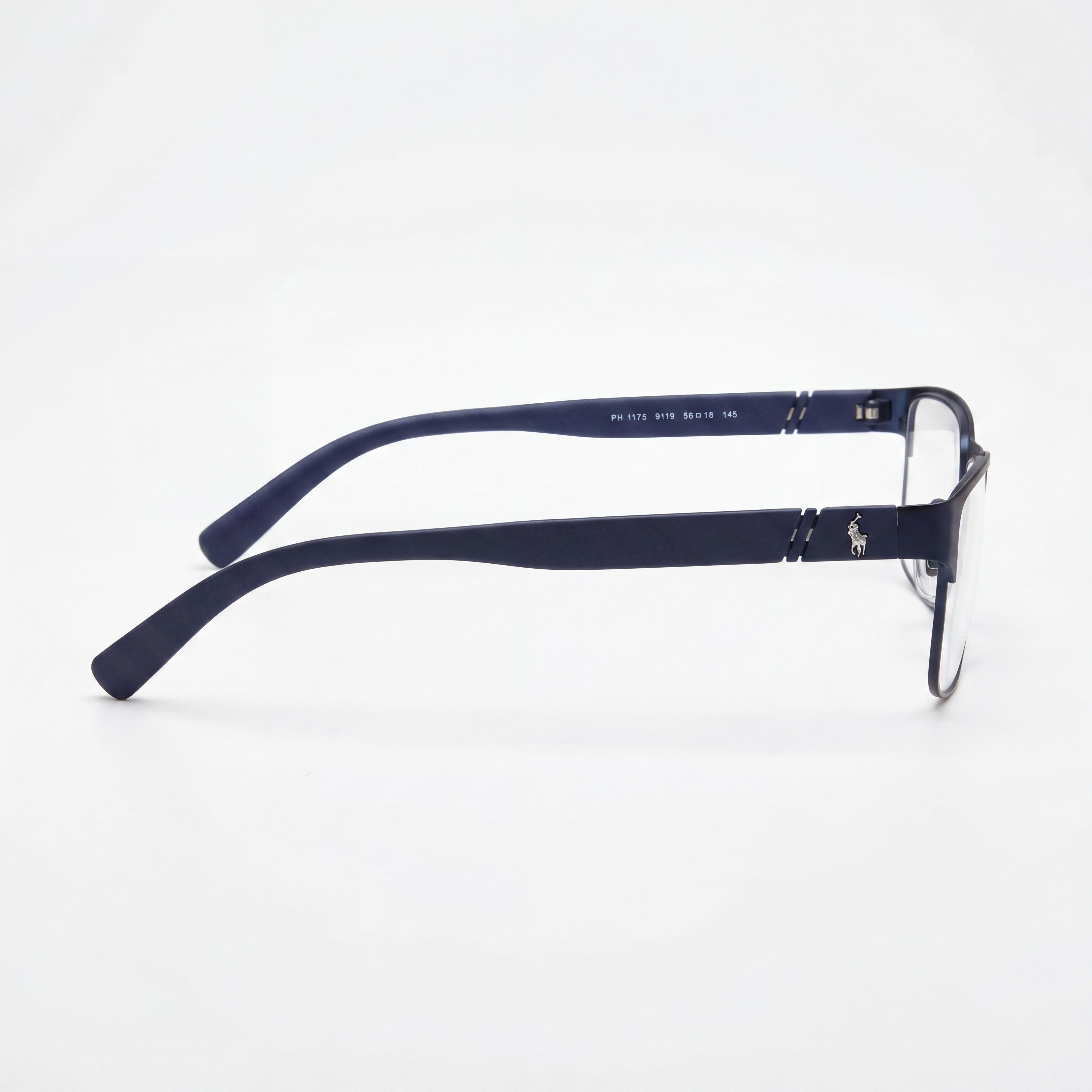 POLO RALPH LAUREN Ph1175 Marcos de Gafas con Medida de Hombre de Metal Azul Marino Mate Sin Receta 56mm, Photo 3