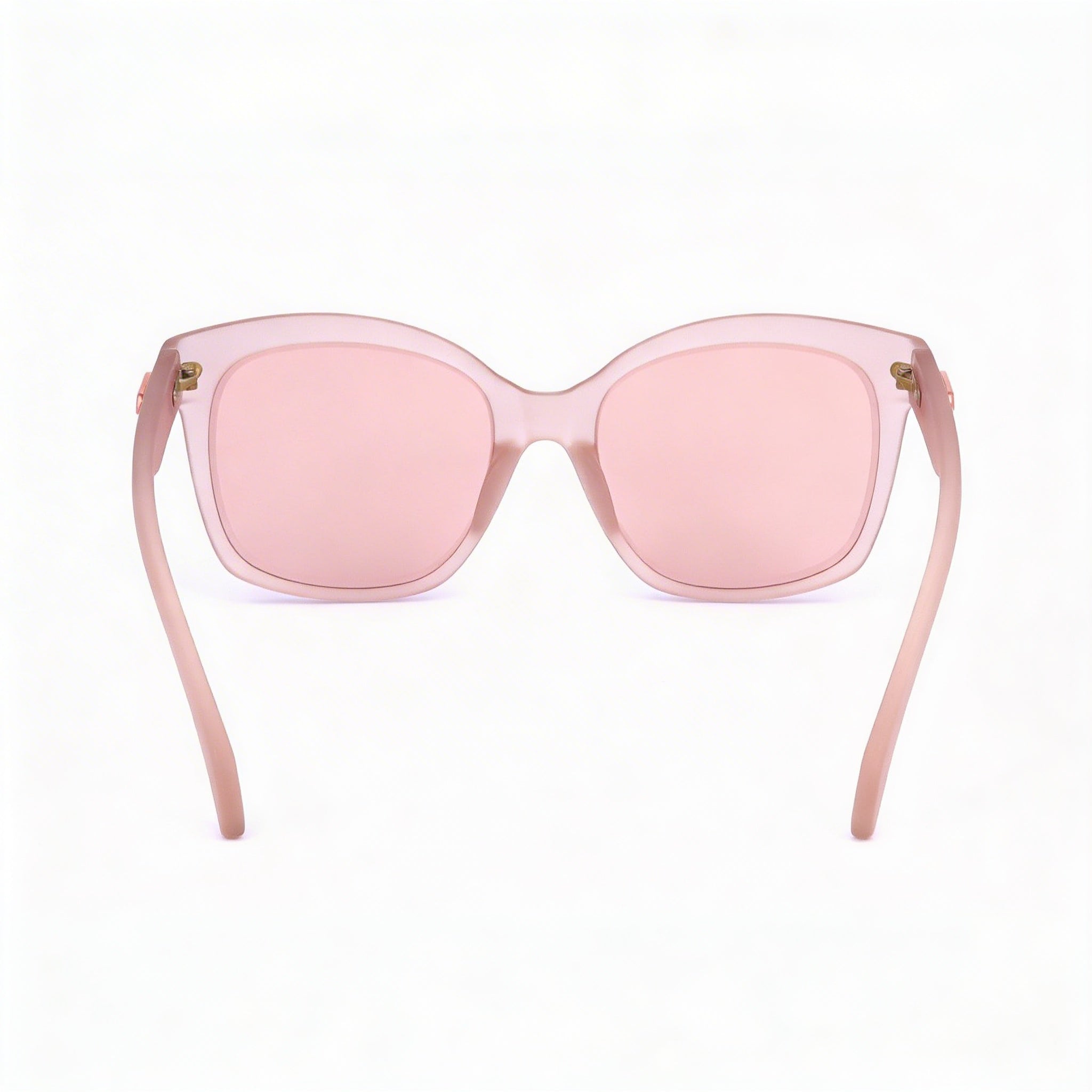 Gafas de sol Adidas Originals Casual para mujer, montura de plástico rosa mate, lentes de espejo burdeos, protección UV, 54 mm, Photo 3