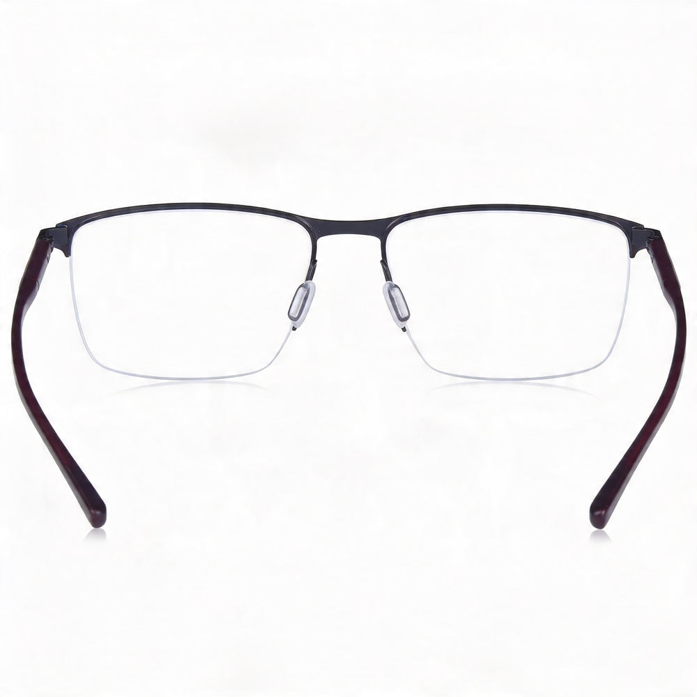 Gafas Porsche Design Modern P8371 para hombre con montura de plástico negra, 54 mm de ancho de lente