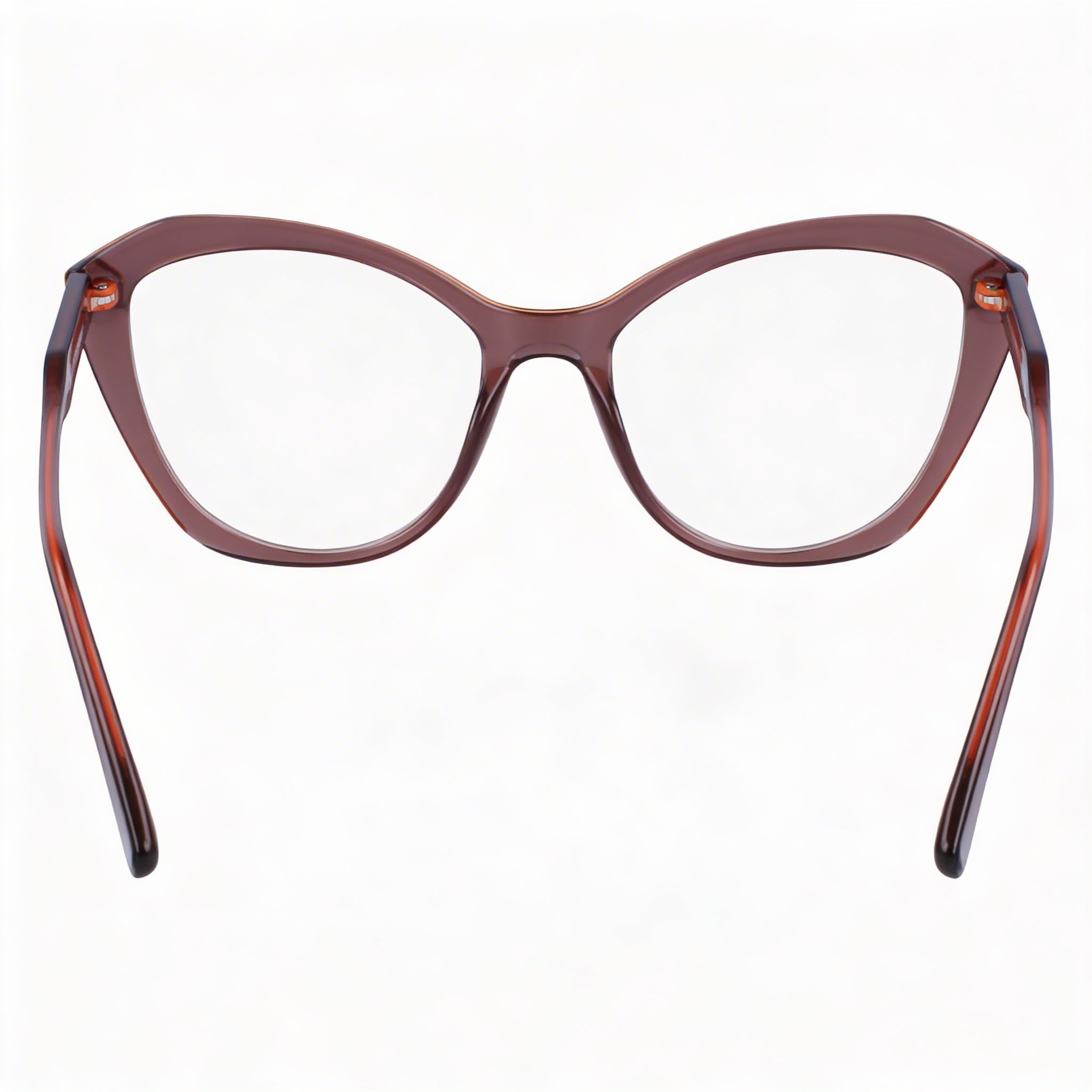KARL LAGERFELD Modern Women's Brown Eyewear with initiettato Frame, Lens Width 52mm, Bridge Width 19mm, Temple Length 140mm, Photo 2