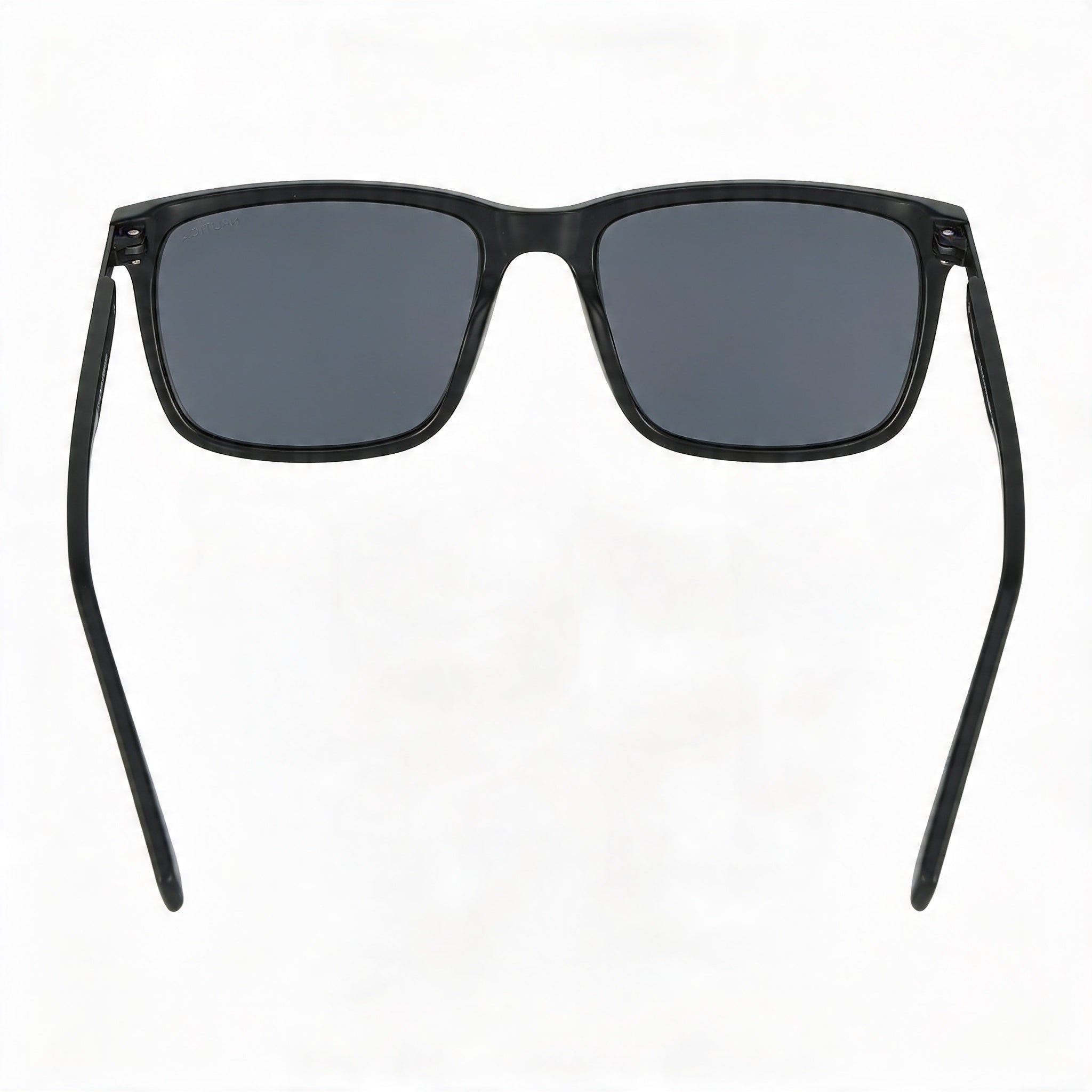 Nautica Casual Men's Sunglasses, Black White Plastic Frame, Acetate Lens, UV Protection, 56mm, Photo 4