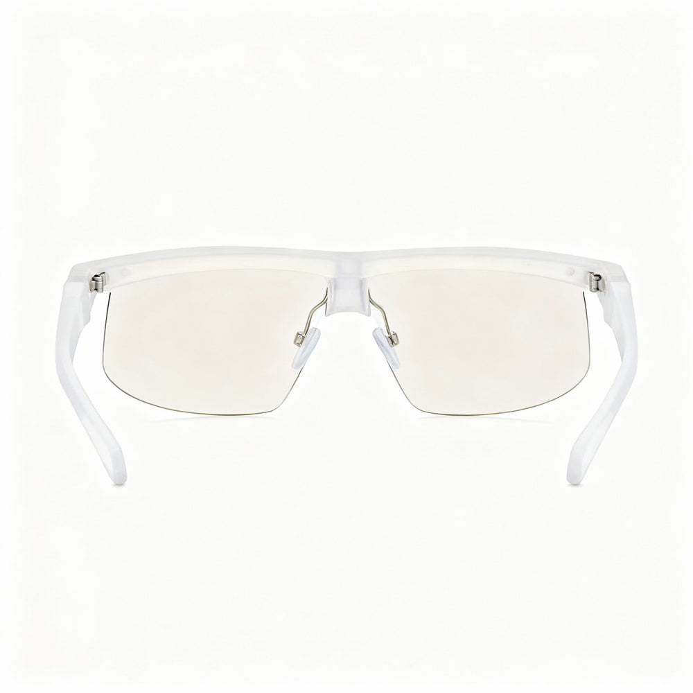 DKNY Women's Wrap Sunglass Crystal Plastic Non-Polarized UV Shield Sunglasses 4mm Bridge 140mm Temple