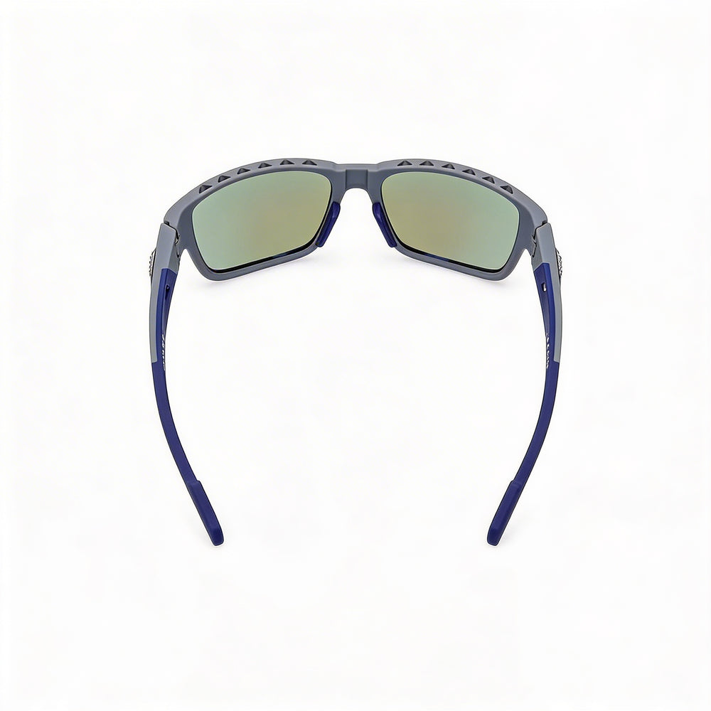 Adidas Sp0069 Men's Eyewear with Grey Gradient Violet Plastic Frame & UV Protected Violet Lenses (61mm)