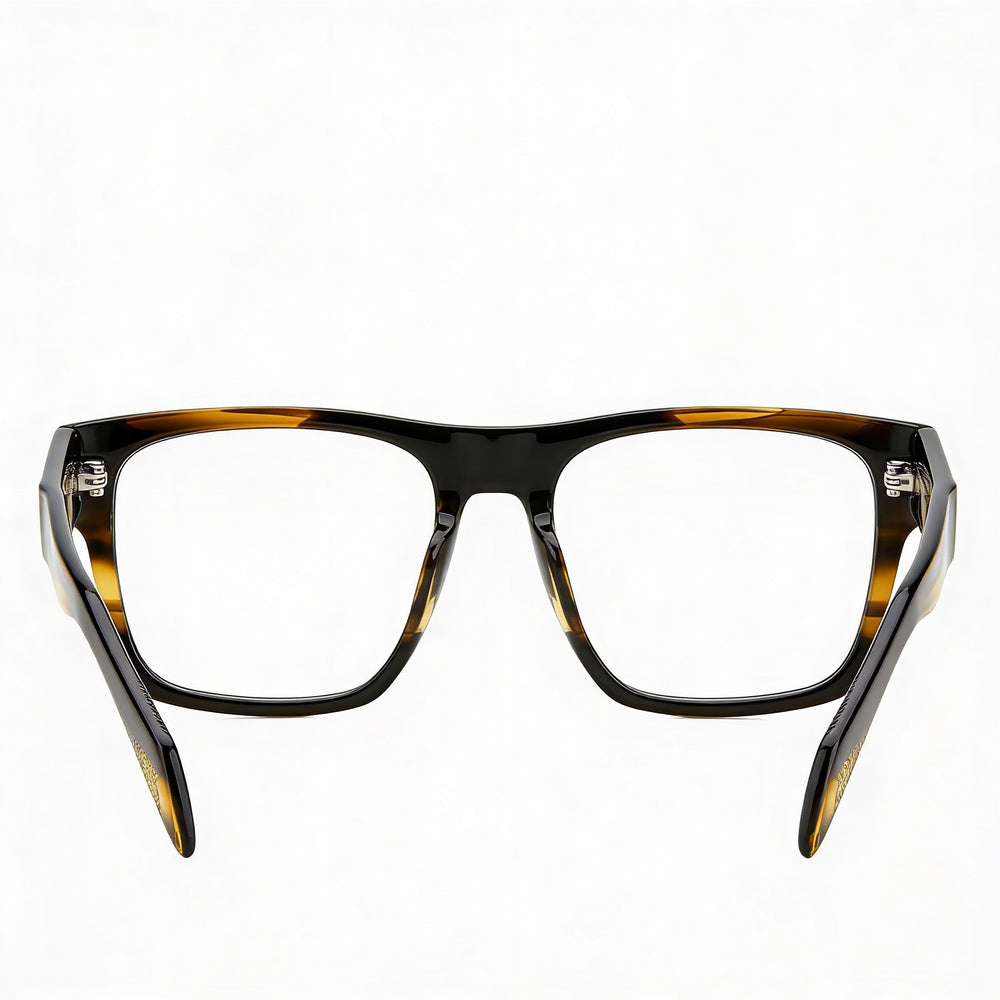 David Beckham Db 7020/Bold Unisex Polycarbonate Lens Eyewear Plastic Striped Brown Frame 51mm