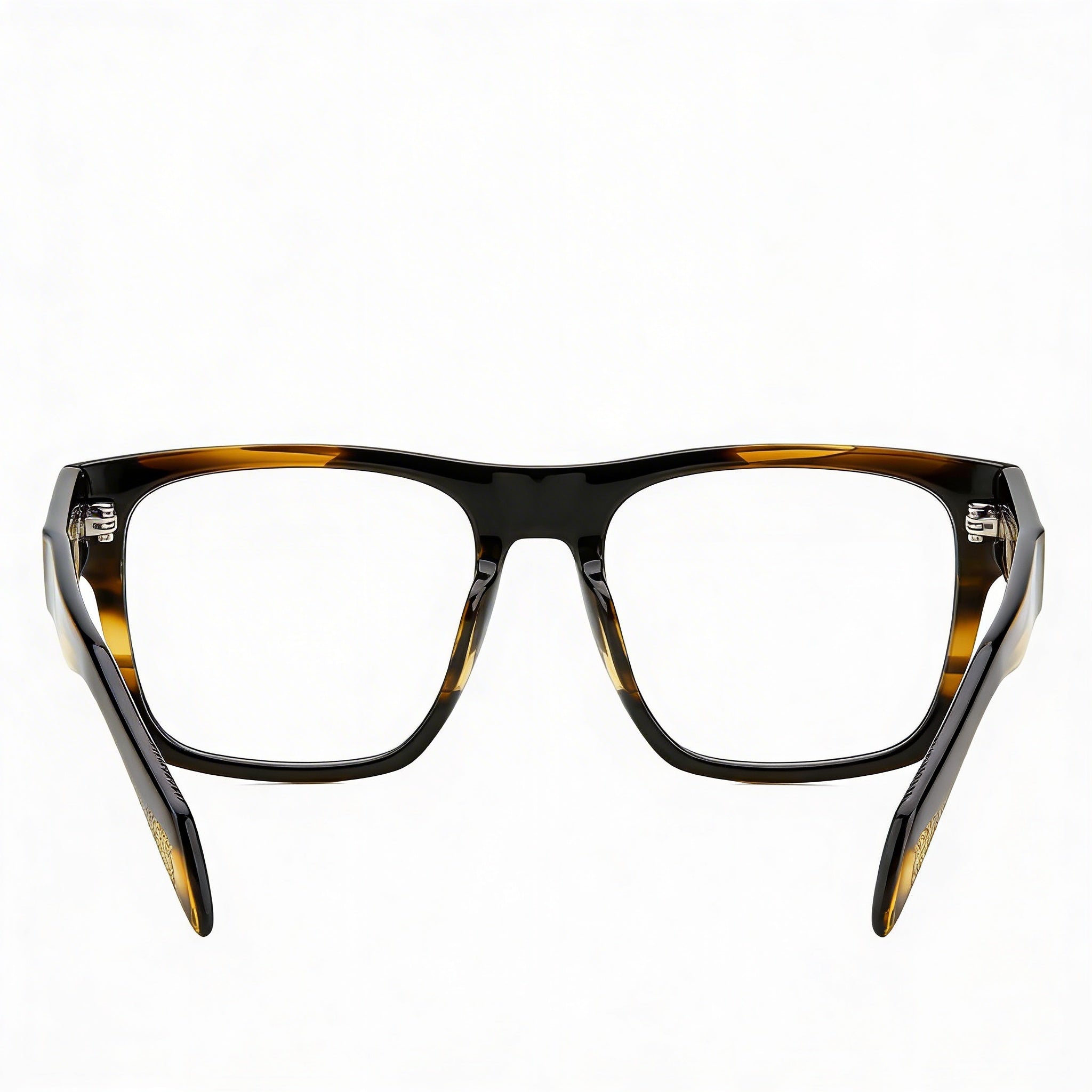 David Beckham Db 7020/Bold Unisex Polycarbonate Lens Eyewear Plastic Striped Brown Frame 51mm, Photo 3