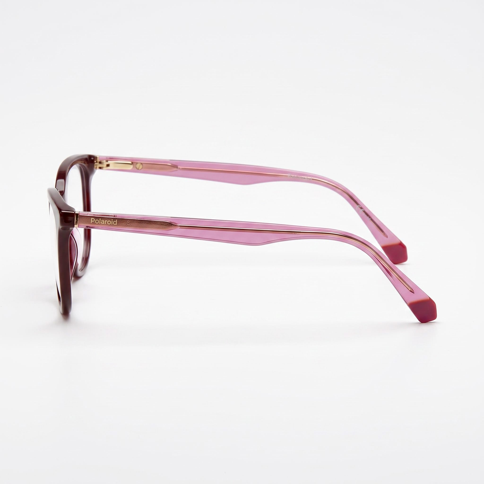 Polaroid Pld D395 Gafas Ópticas Hombre Montura Plástica Borgoña Rosa Sin Polarizar 52-16-145, Photo 2