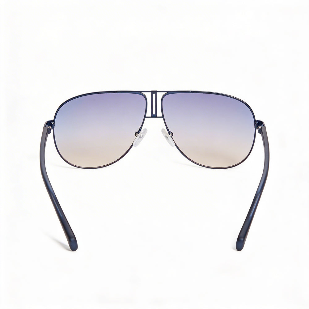 Guess Retro Men's Blue Polycarbonate UV Protection Sunglasses 61mm