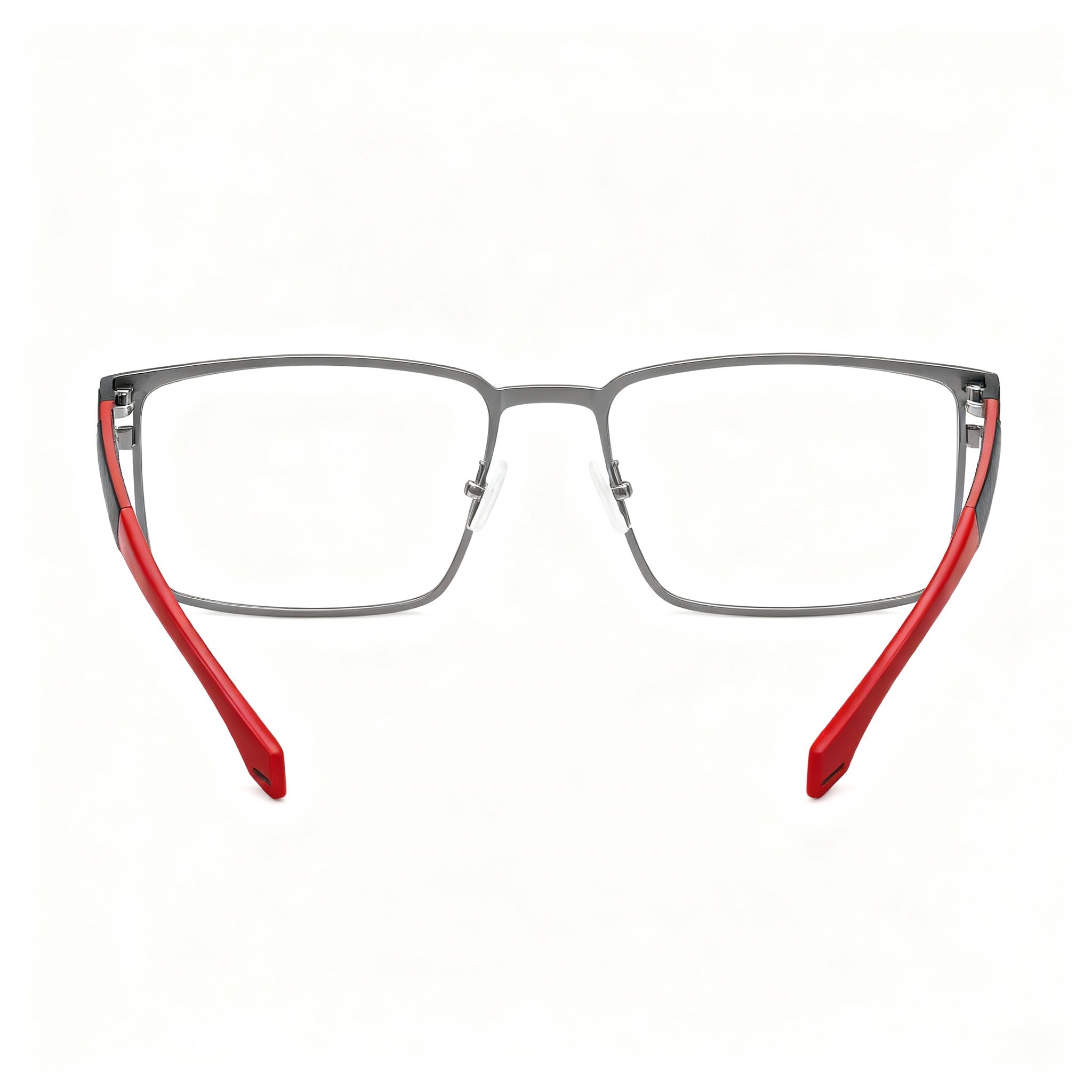 Gafas ópticas Hugo Boss BOSS 1488 para hombre, estilo casual, en metal rojo rutenio, talla 55-18-145, Photo 3