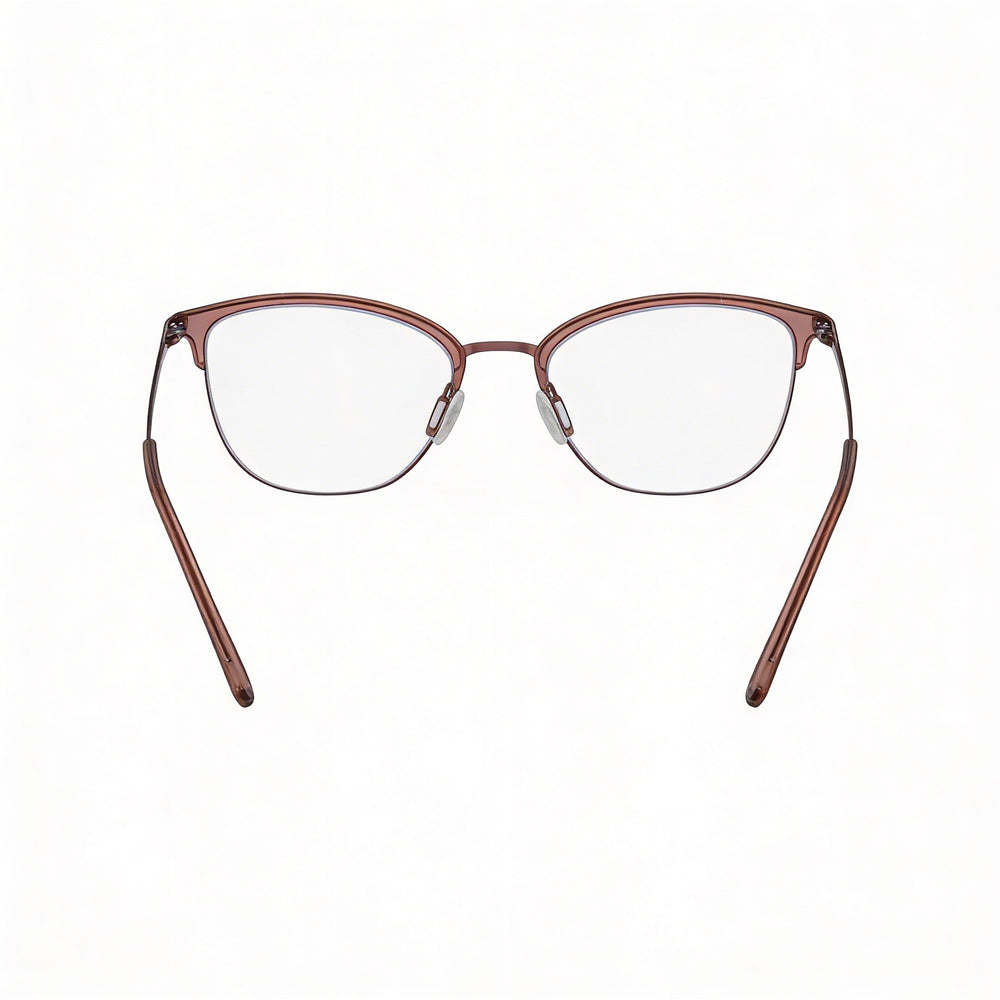 Gafas Flexon W3023 para mujer, fabricadas con montura de acetato, con lentes polarizadas, en color rubor, con un ancho de lente de 52 mm.
