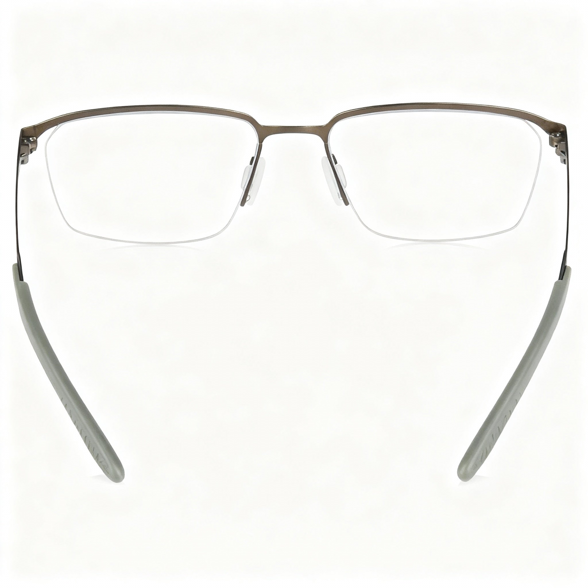 Under Armour Casual Men's Eyewear, Grey Brown Alloy Steel Frame, Non-polarised Polycarbonate Lenses, 56-17-140, Photo 3