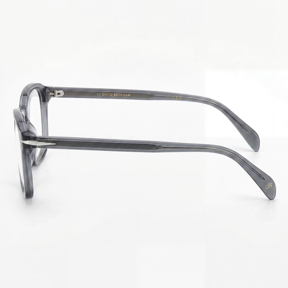 Gafas de sol David Beckham DB 1084 para hombre, de plástico, transparentes, color gris, 51 mm