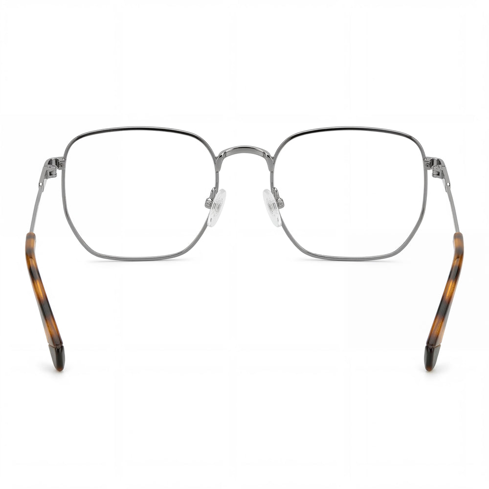 Gafas de Sol Polaroid Modern para Hombre con Montura de Acetato y Lentes Oscuras sin Polarizar, Color Rutenio Oscuro 54-19-140mm