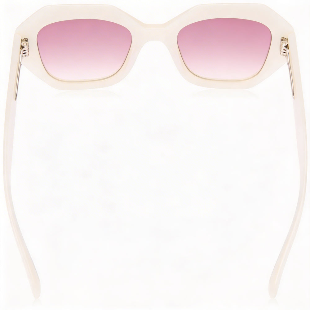 Gafas de sol Isabel Marant IM 0173/S de acetato blanco nácar para mujer, lentes con doble tono rosa de 52 mm