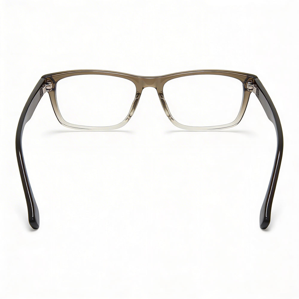 Boss 1354/U Unisex Grey Crystal Plastic Frame Eyeglasses with Polycarbonate Lenses 55-18-145
