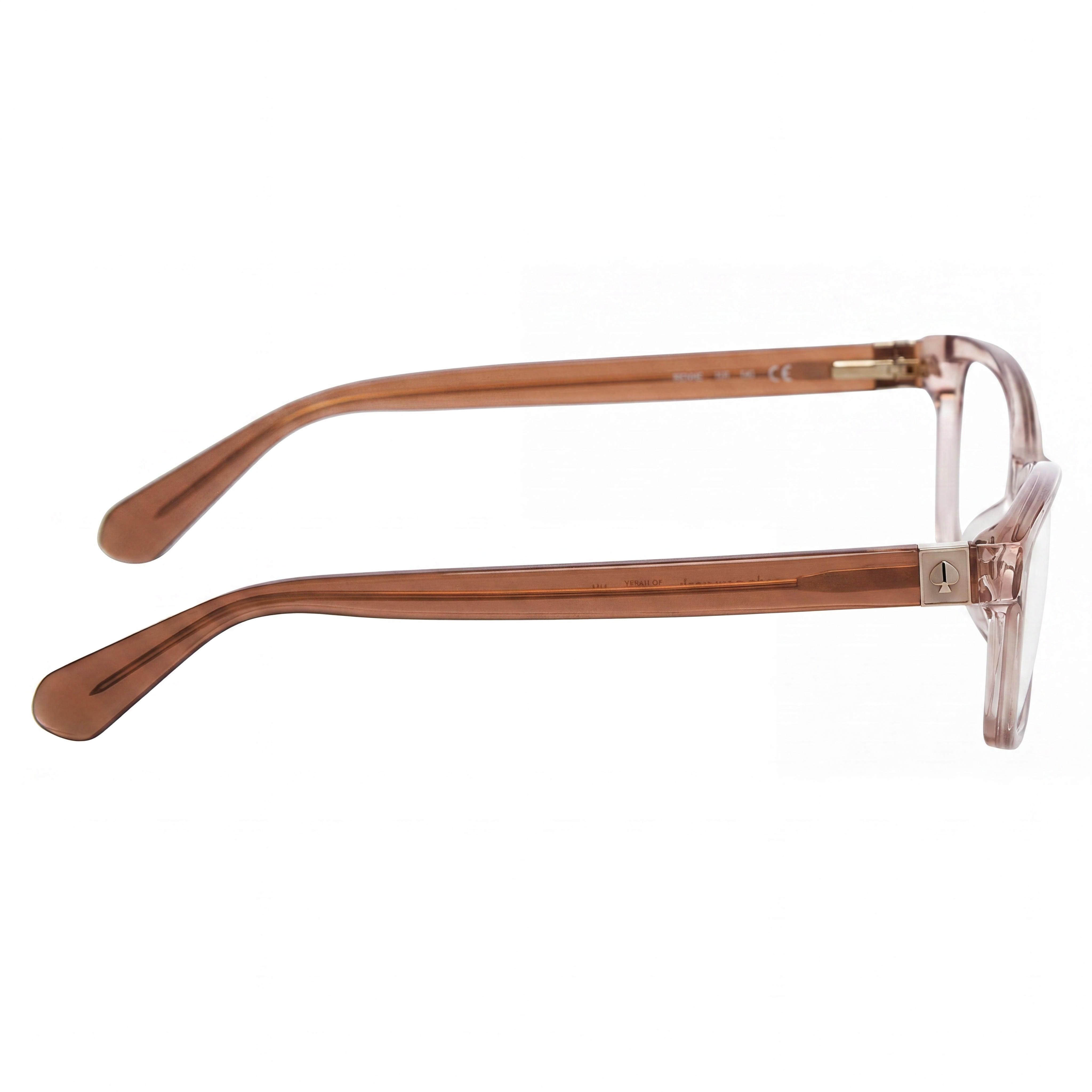 kate spade new york Modern Women's Acetate Sunglasses - Beige Frame, 52mm Lens, 16mm Bridge, 140mm Temple, Photo 2