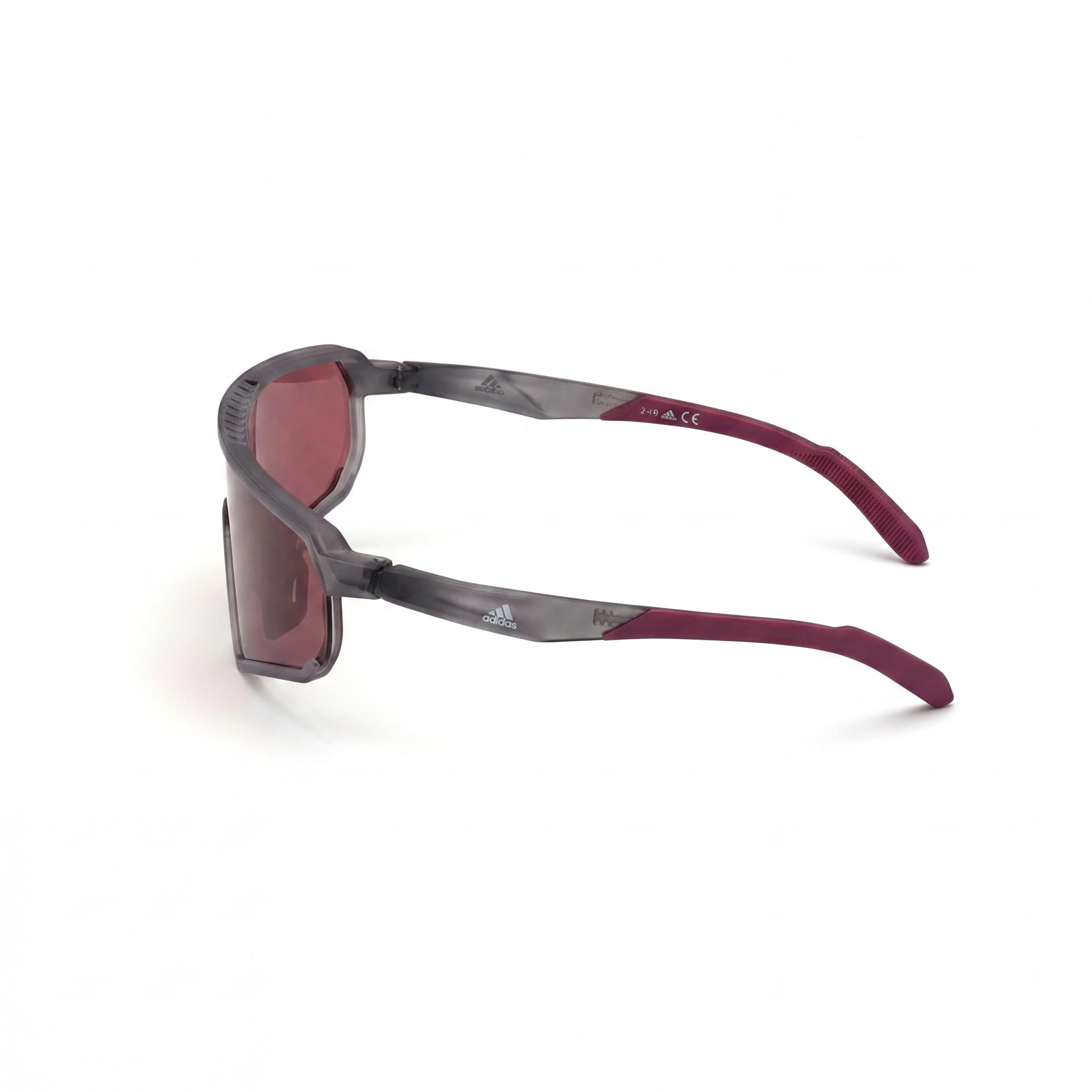 Adidas Contemporaneo Men's Grey Plastic Shield Vinaccia UV Protected Non-Polarized Sunglasses 58mm, Photo 3