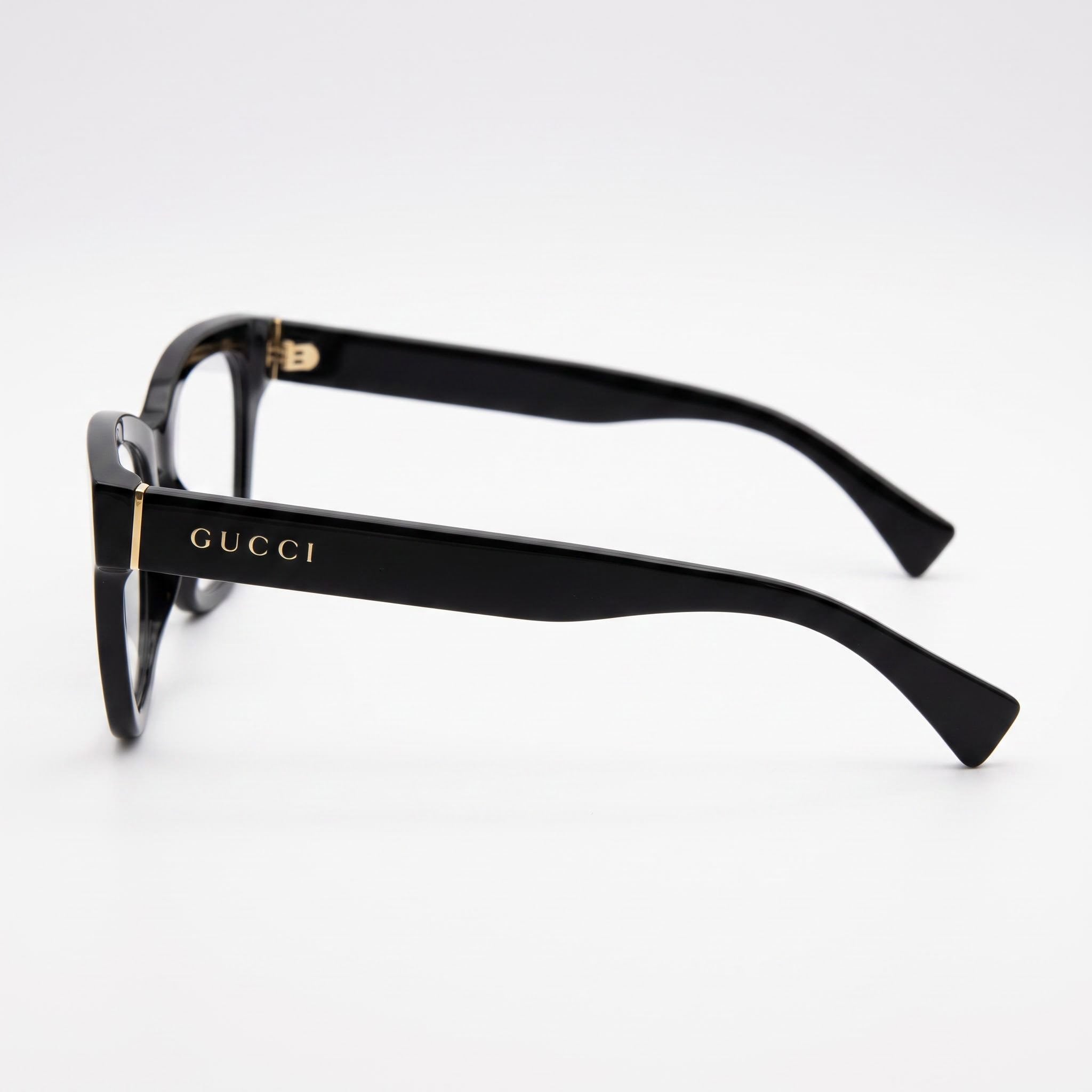 Gucci GG1133O Black Silver Cat Eye Eyeglasses for Women, Plastic 52mm, Photo 3