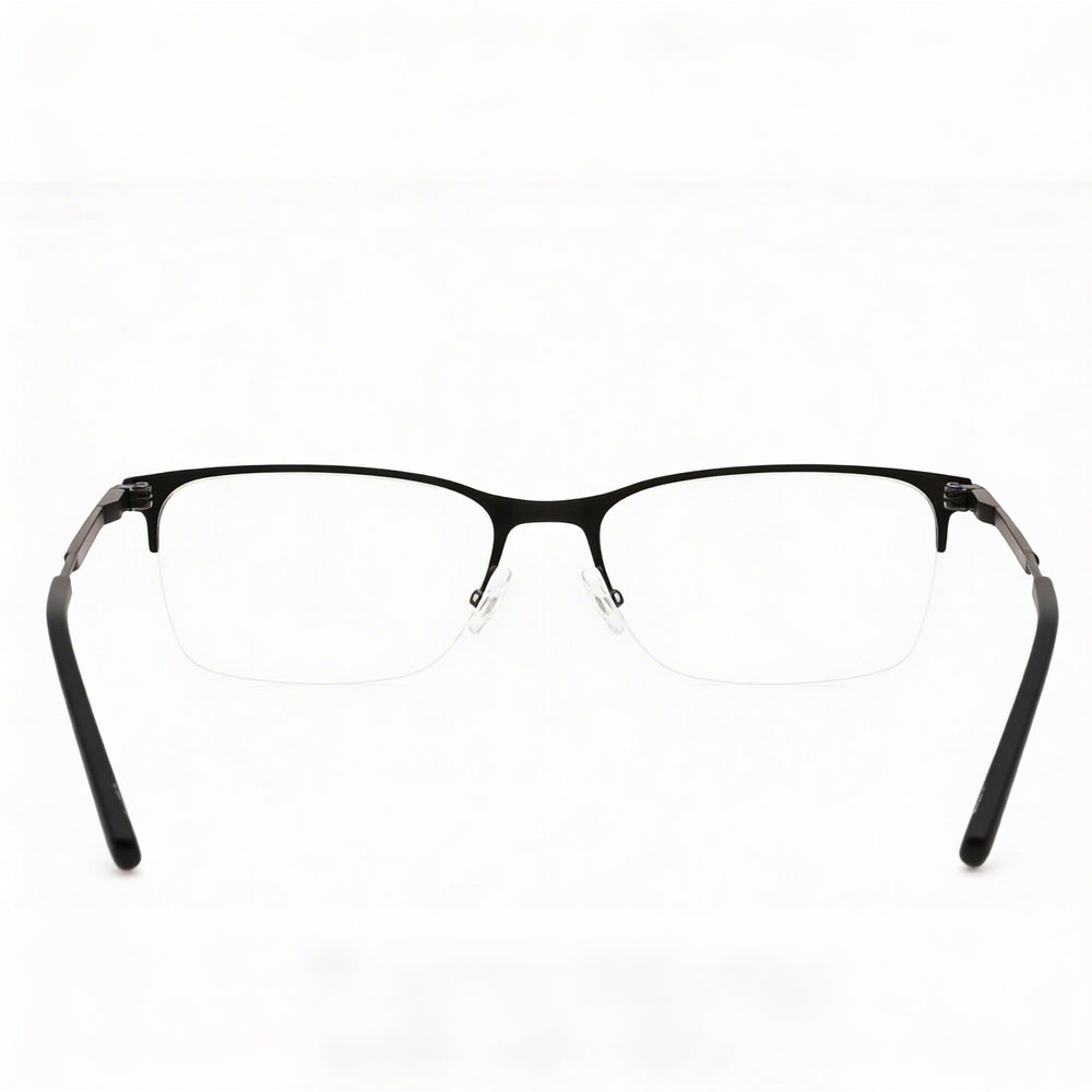Chesterfield Ch 108xl Men's Black Metal Frame with Polycarbonate Clear Lenses Eyewear 58-19-150