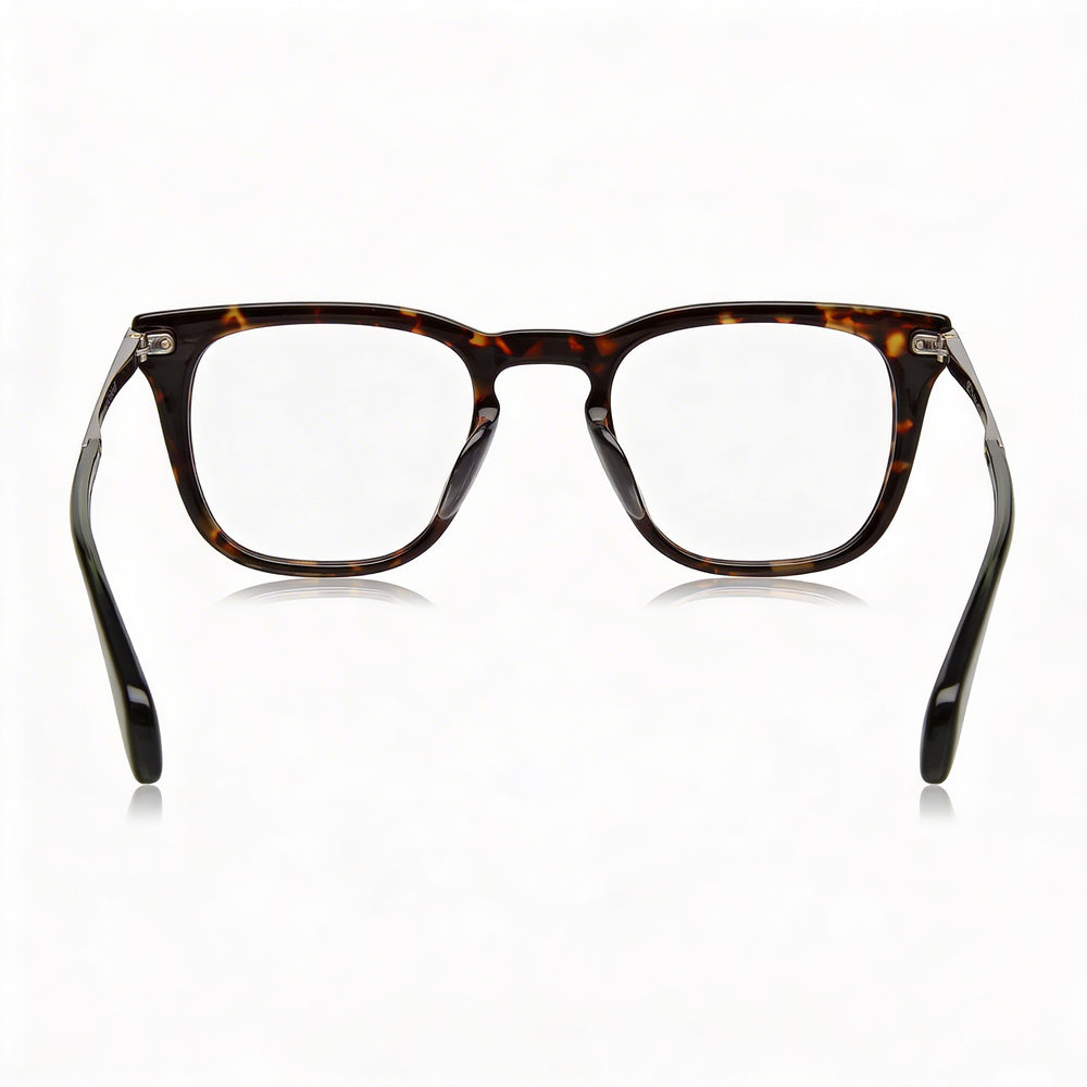 Gafas de sol para hombre modernas Rag & Bone con montura de acetato Havana Khaki, lentes de policarbonato y un ancho de lente de 48 mm