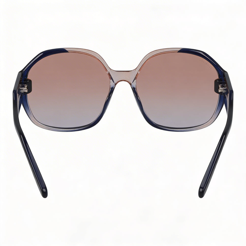 Gafas de sol unisex Salvatore Ferragamo SF943S de acetato con degradado gris rosa y protección UV de 60 mm