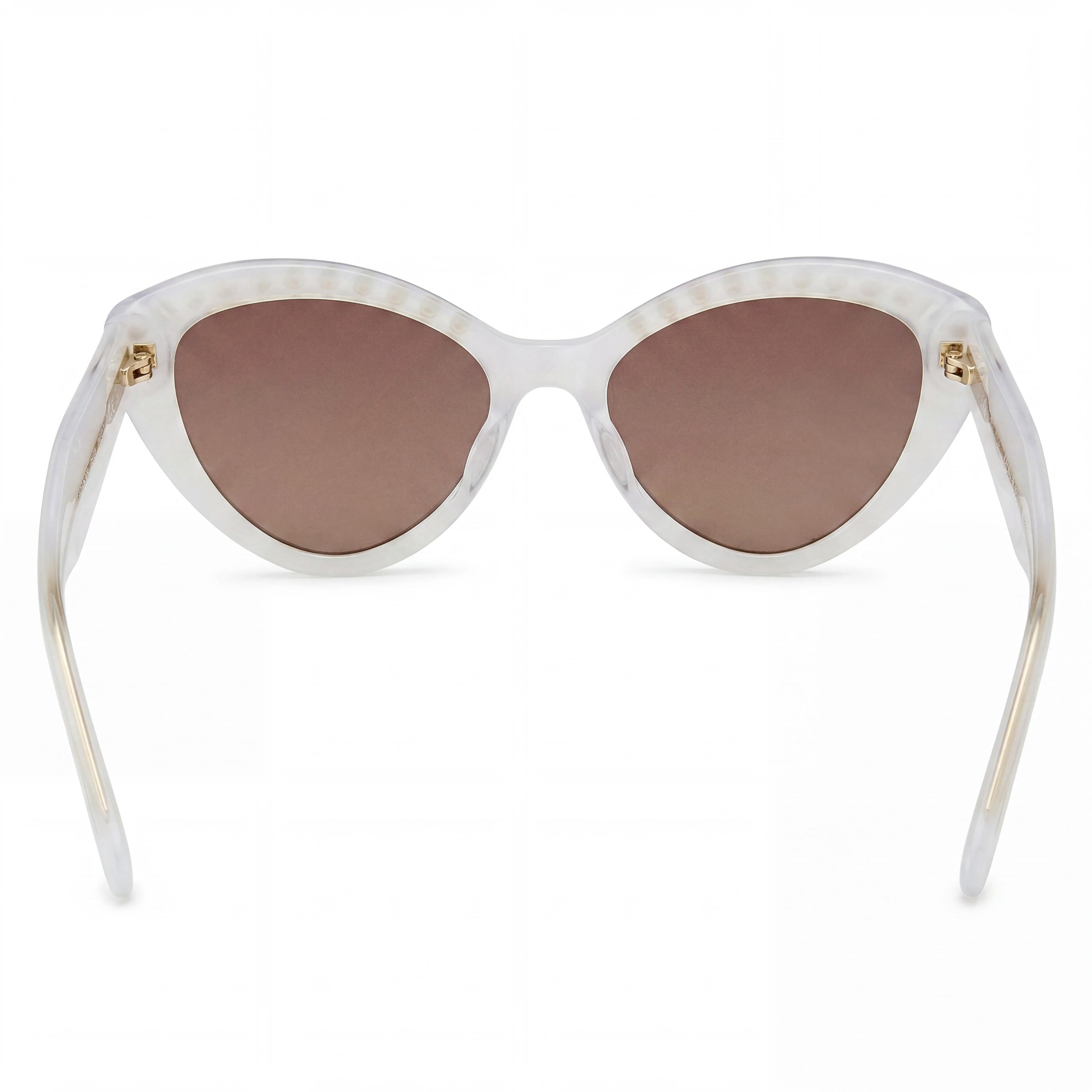 Gafas de sol Kate Spade New York JUNI/G/S PEARL para mujer, de acetato blanco y marrón, con protección UV, 55 mm, Photo 3