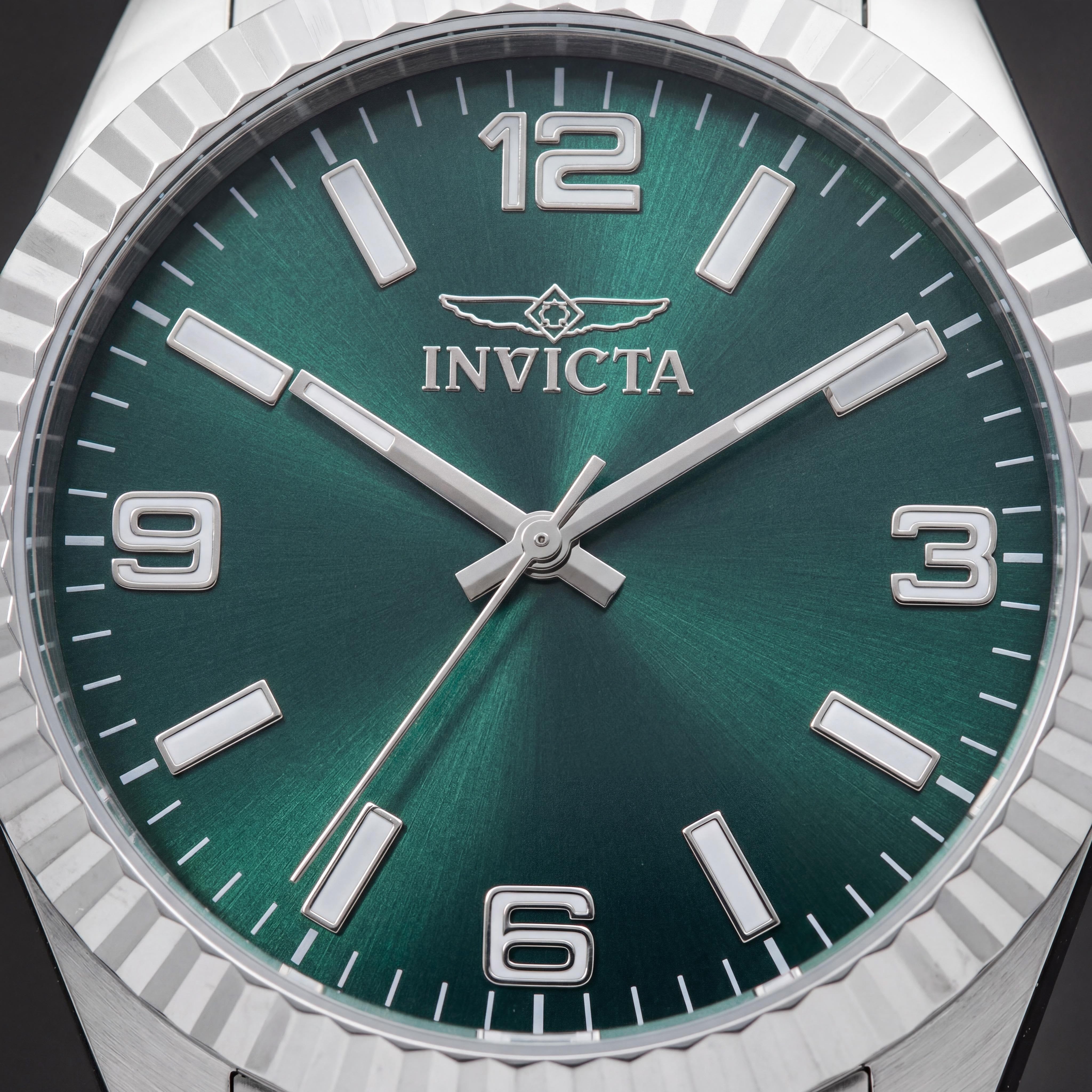 Invicta Specialty 49672 Men's Quartz Green Dial Stainless Steel Bracelet Watch 43mm, Photo 2